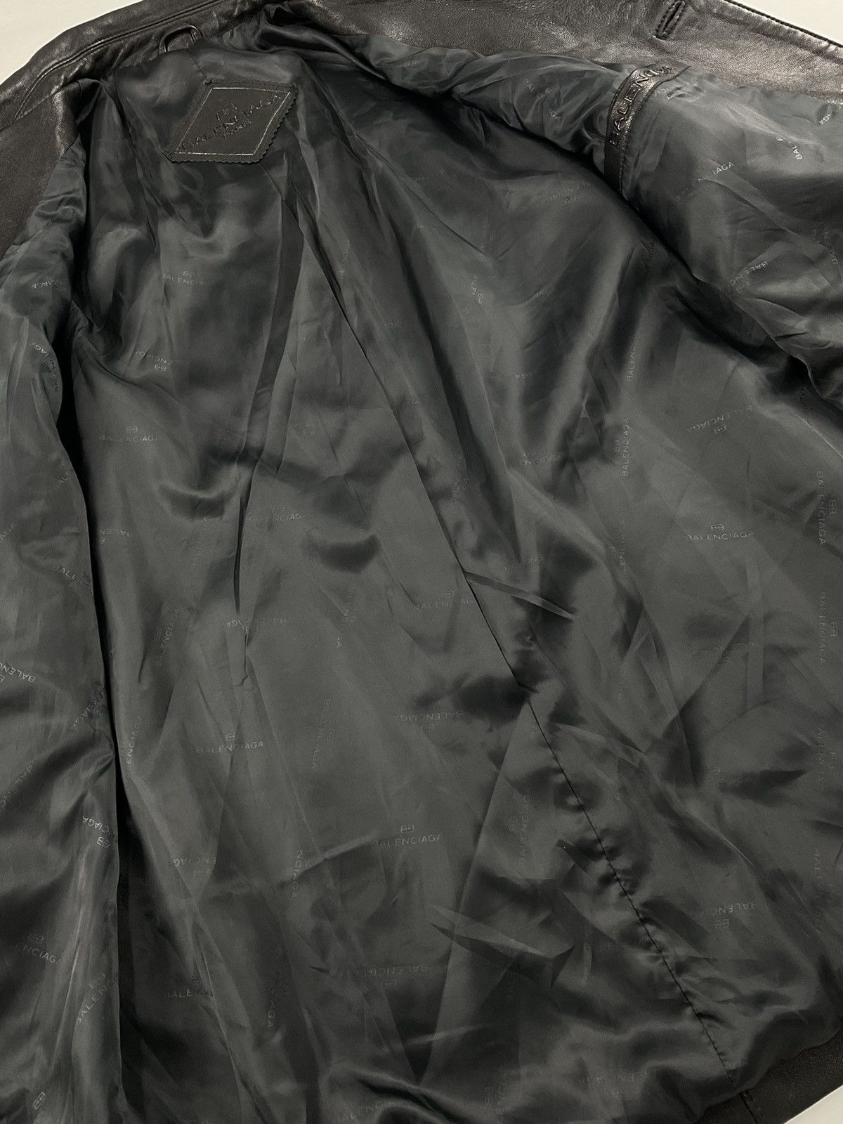 Balenciaga Vintage Balenciaga Leather Jacket Size US XL / EU 56 / 4 - 10 Thumbnail