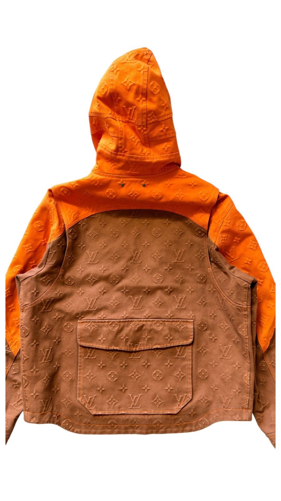 Louis Vuitton Louis Vuitton Carpenter 50 Hooded Denim Jacket 3D Monogram Size US M / EU 48-50 / 2 - 3 Thumbnail