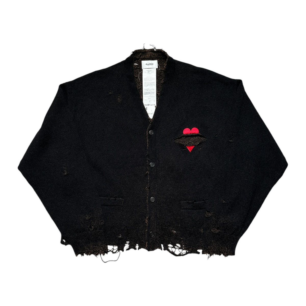 Doublet 153 of 157 Broken heart cardigan | Grailed