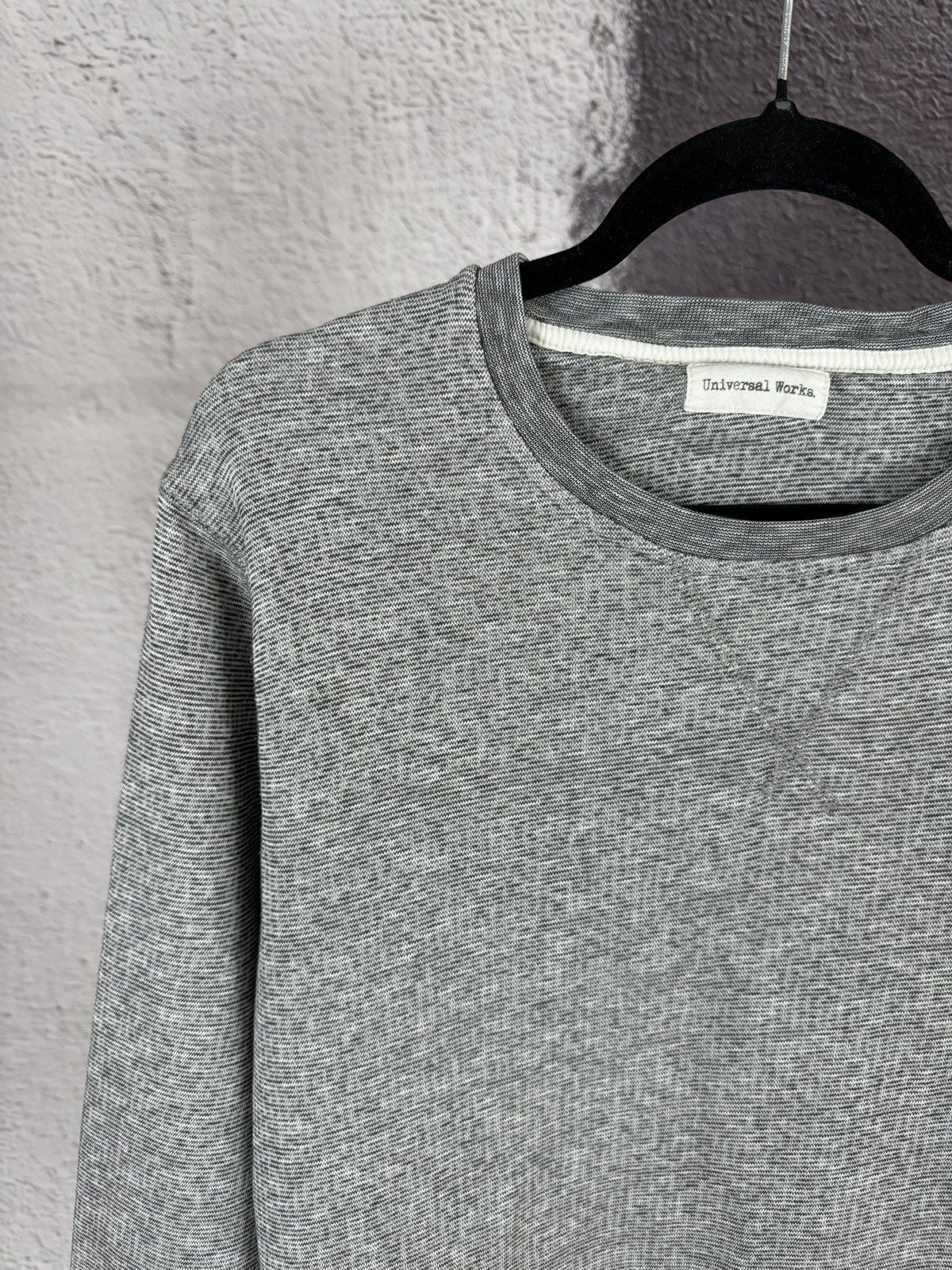 Universal Works Universal Works vintage grey basic crewneck sweatshirt Size US M / EU 48-50 / 2 - 3 Thumbnail