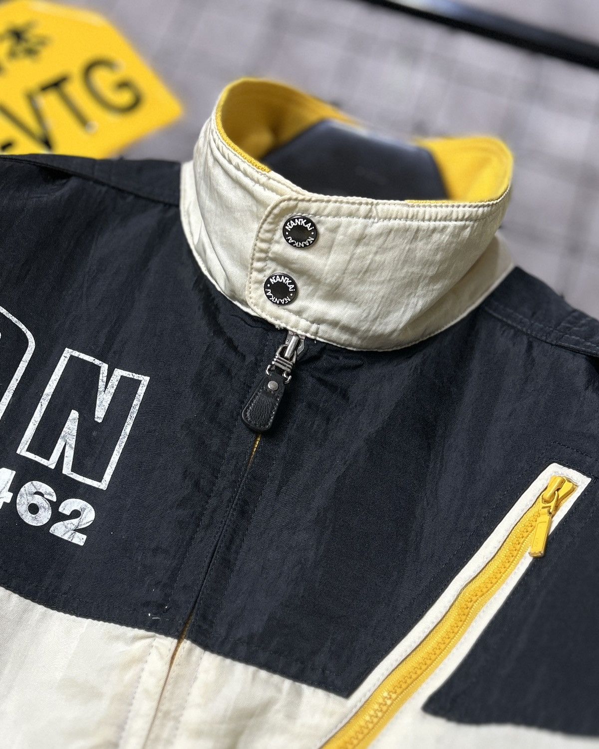 Japanese Brand × Vintage (RARE ✨) Nankai buhin Japan 90s Vintage Racing bomber Jacket Size US L / EU 52-54 / 3 - 9 Thumbnail