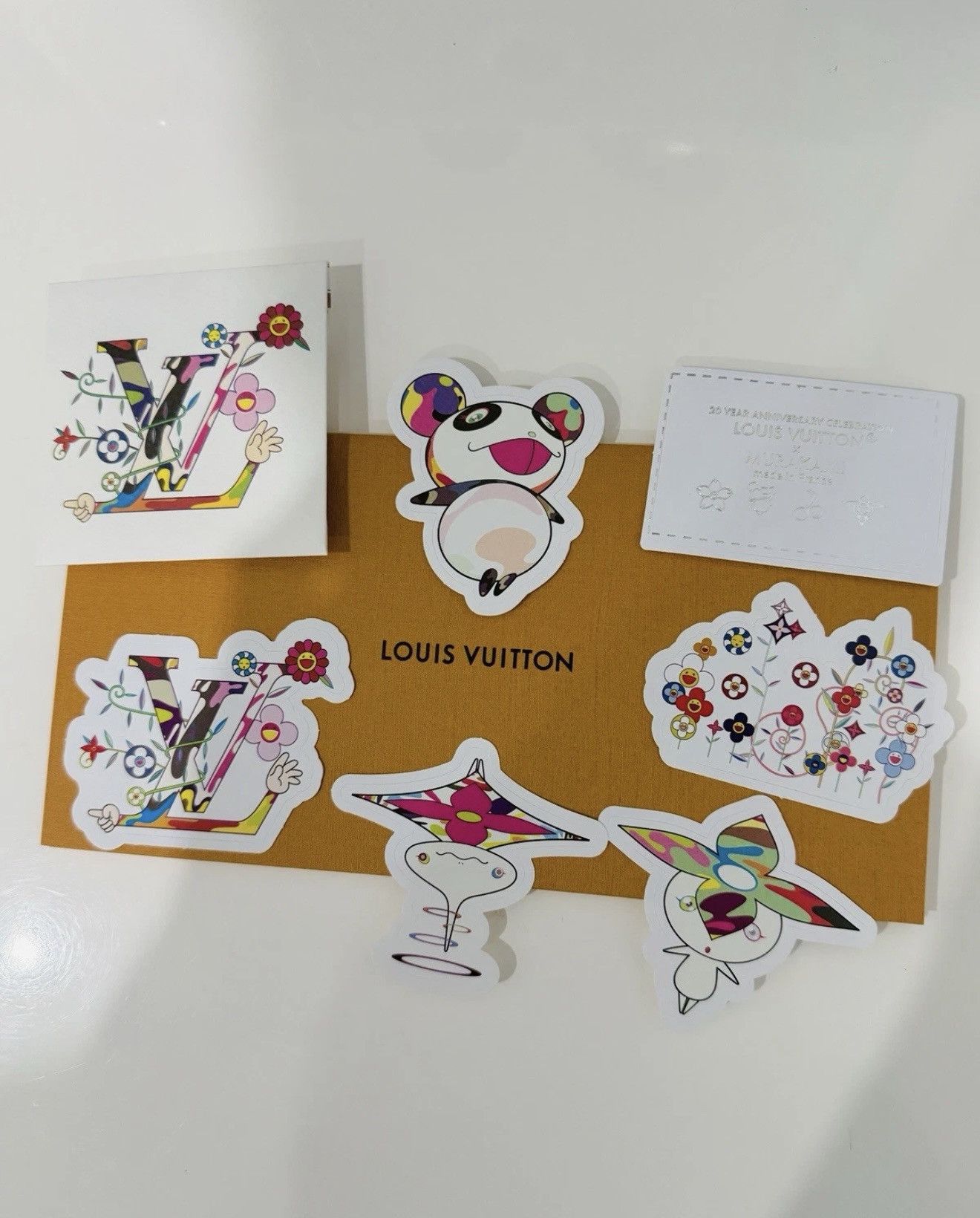 Louis Vuitton × Takashi Murakami Louis Vuitton x Takashi Murakami Stickers Set Size ONE SIZE - 1 Thumbnail