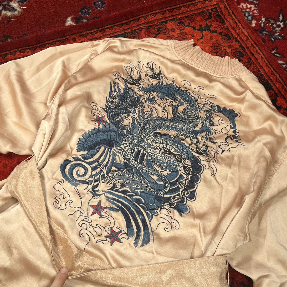 Jean Paul Gaultier Jean Paul Gaultier x Lindex “Tattoo Dragon” Satin Zip Robe Size M / US 6-8 / IT 42-44 - 5 Thumbnail