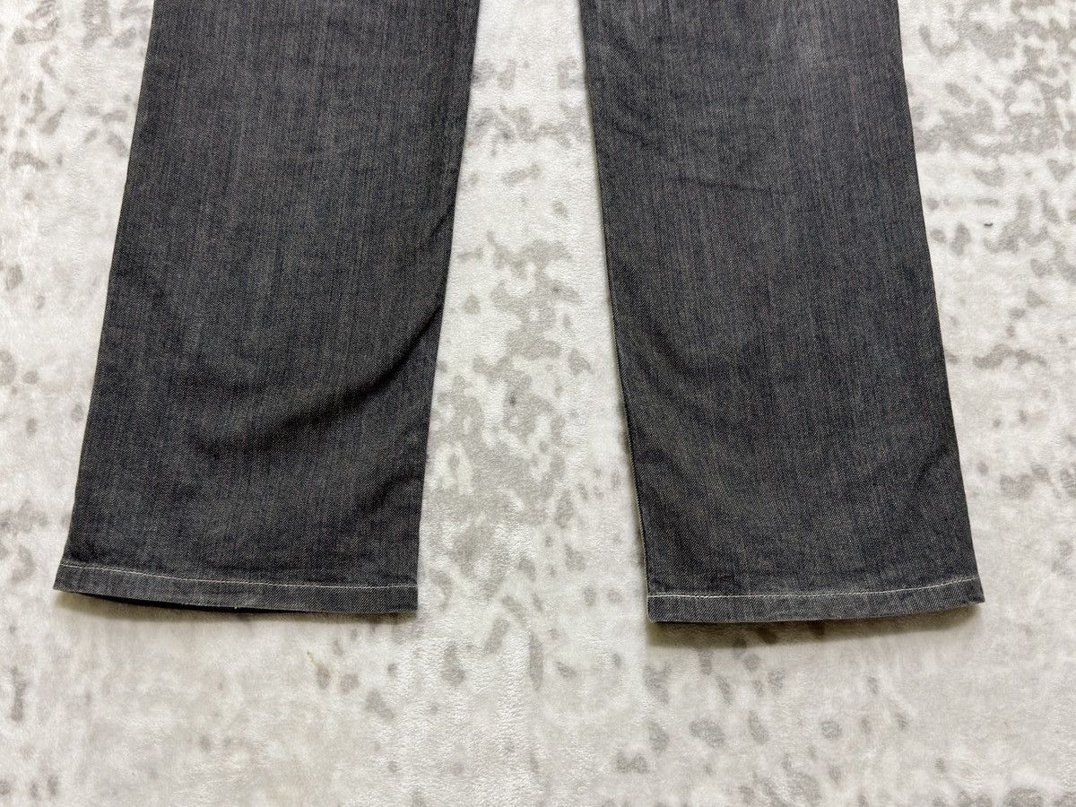 Jean Charles De Castelbajac Castelbajac Embroidered Back Pocket Denim Y2K Straight Fit Size US 33 - 14 Thumbnail