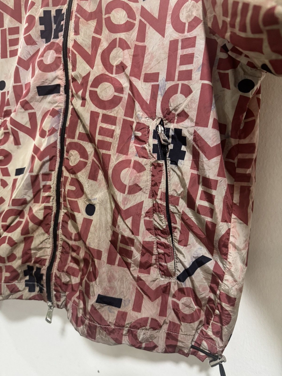 Moncler Moncler Overprint Spellout Light Jacket Size US M / EU 48-50 / 2 - 6 Thumbnail