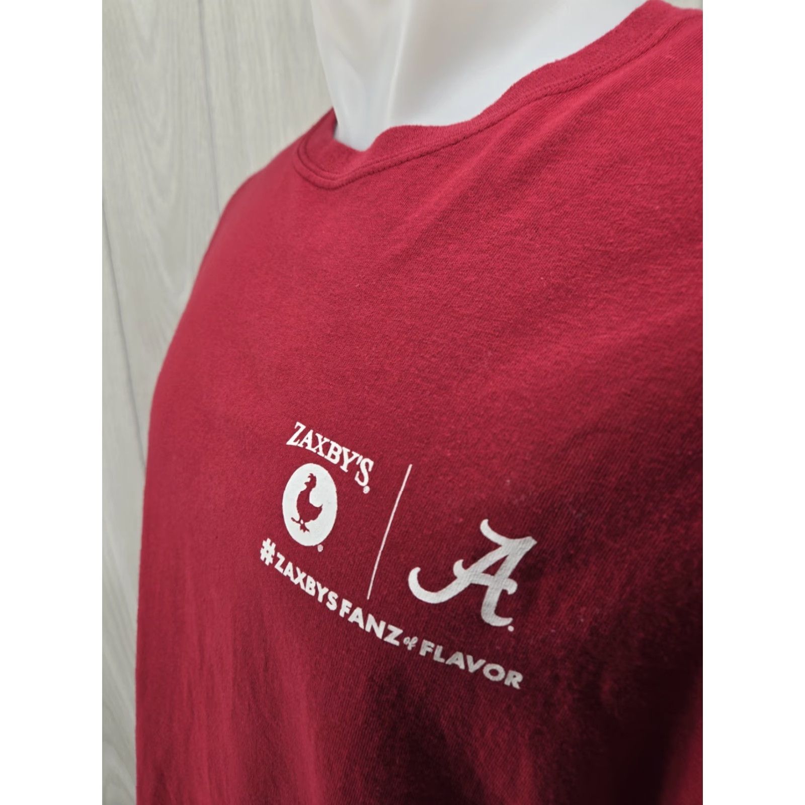 Vintage Spot Zaxbys Chicken Promo T Shirt 2XL Red Official Chicken of Sports Fanz United States USA Shirt Mens Short Sleeve Crew Neck Size US XXL / EU 58 / 5 - 6 Thumbnail