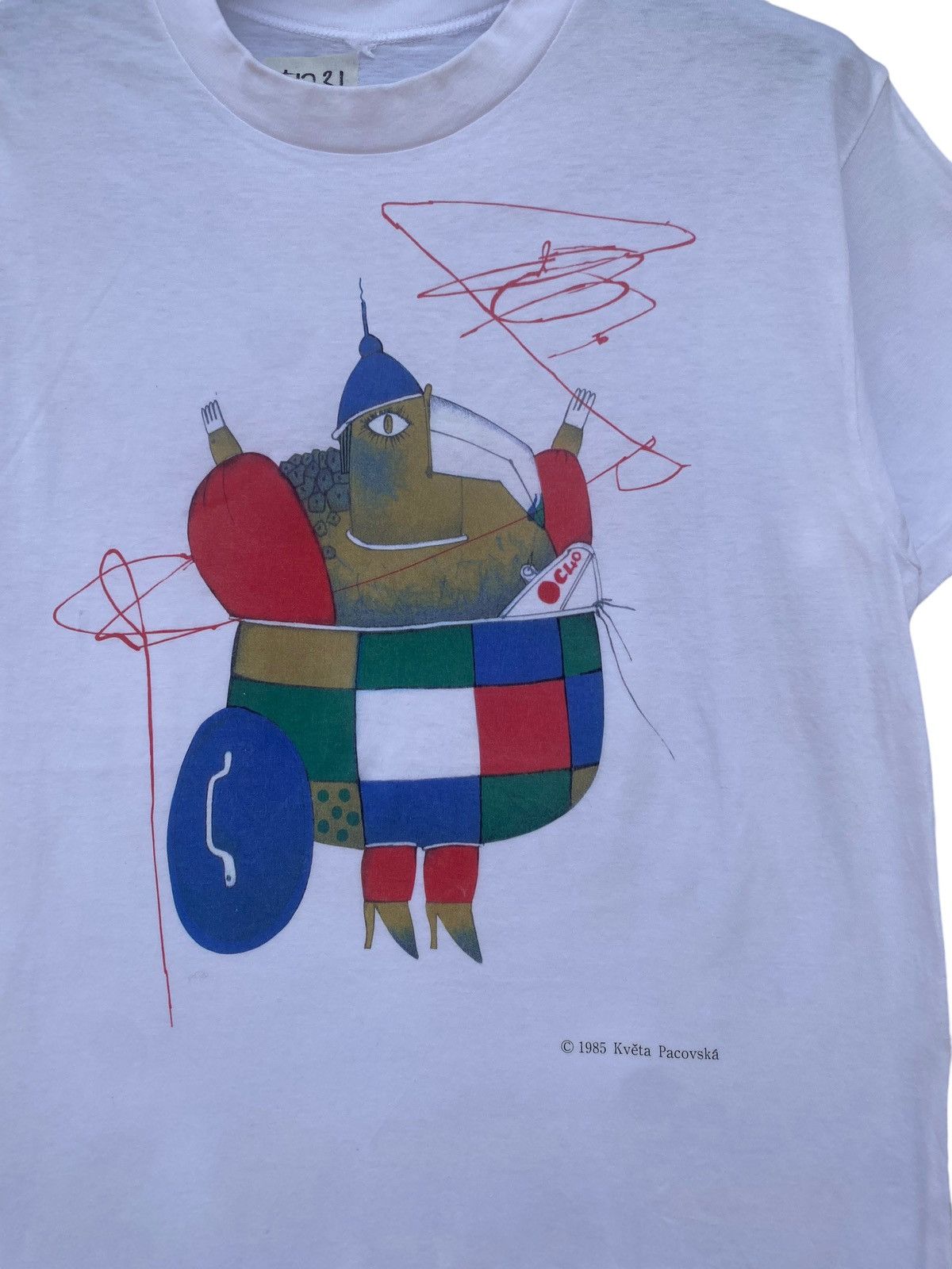 Vintage Vintage 1985 Art Tees By Kveta Pacovska Size US S / EU 44-46 / 1 - 3 Thumbnail