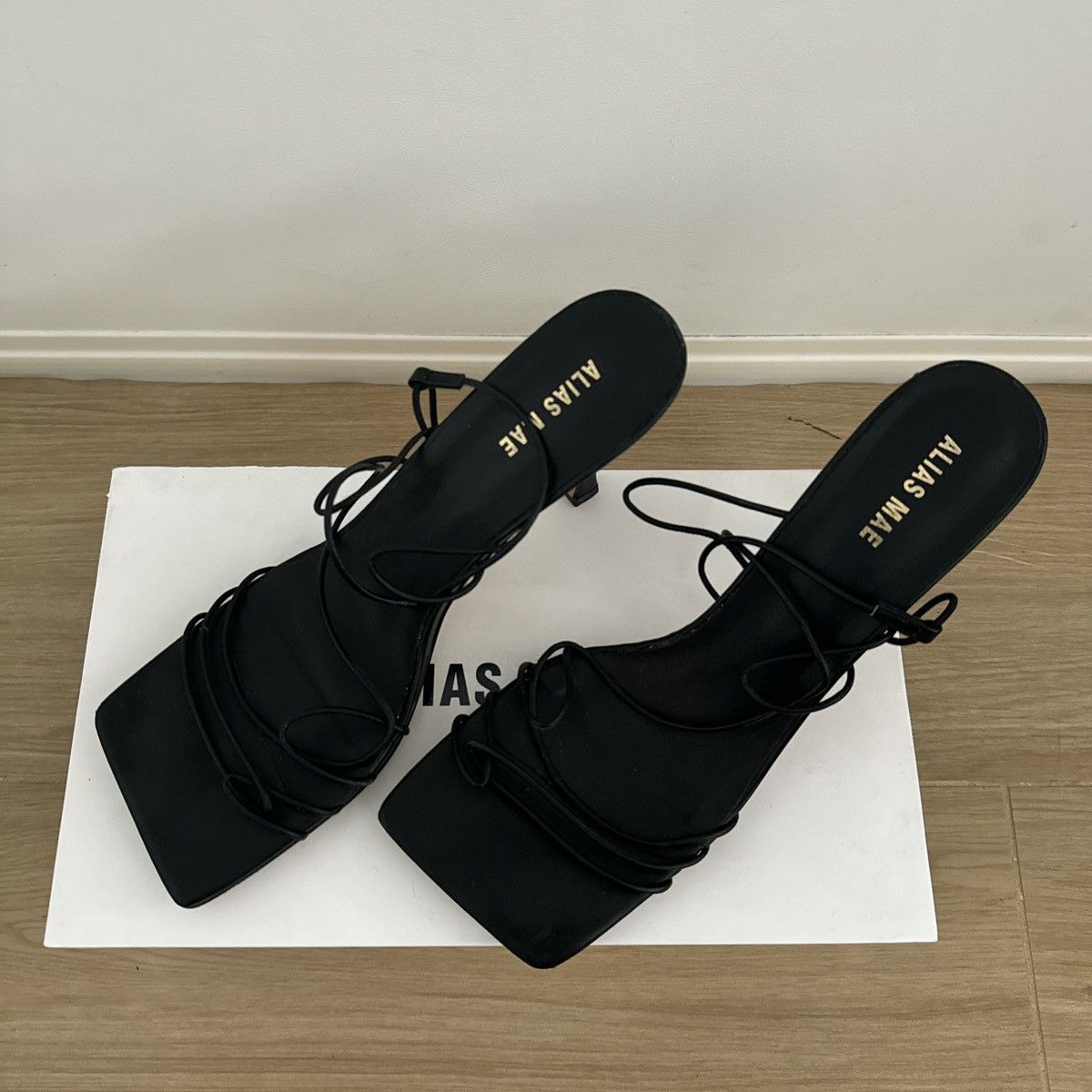Other Alias Mae Leyla Heel, Black, Size US 9 Size US 9 / IT 39 - 3 Thumbnail
