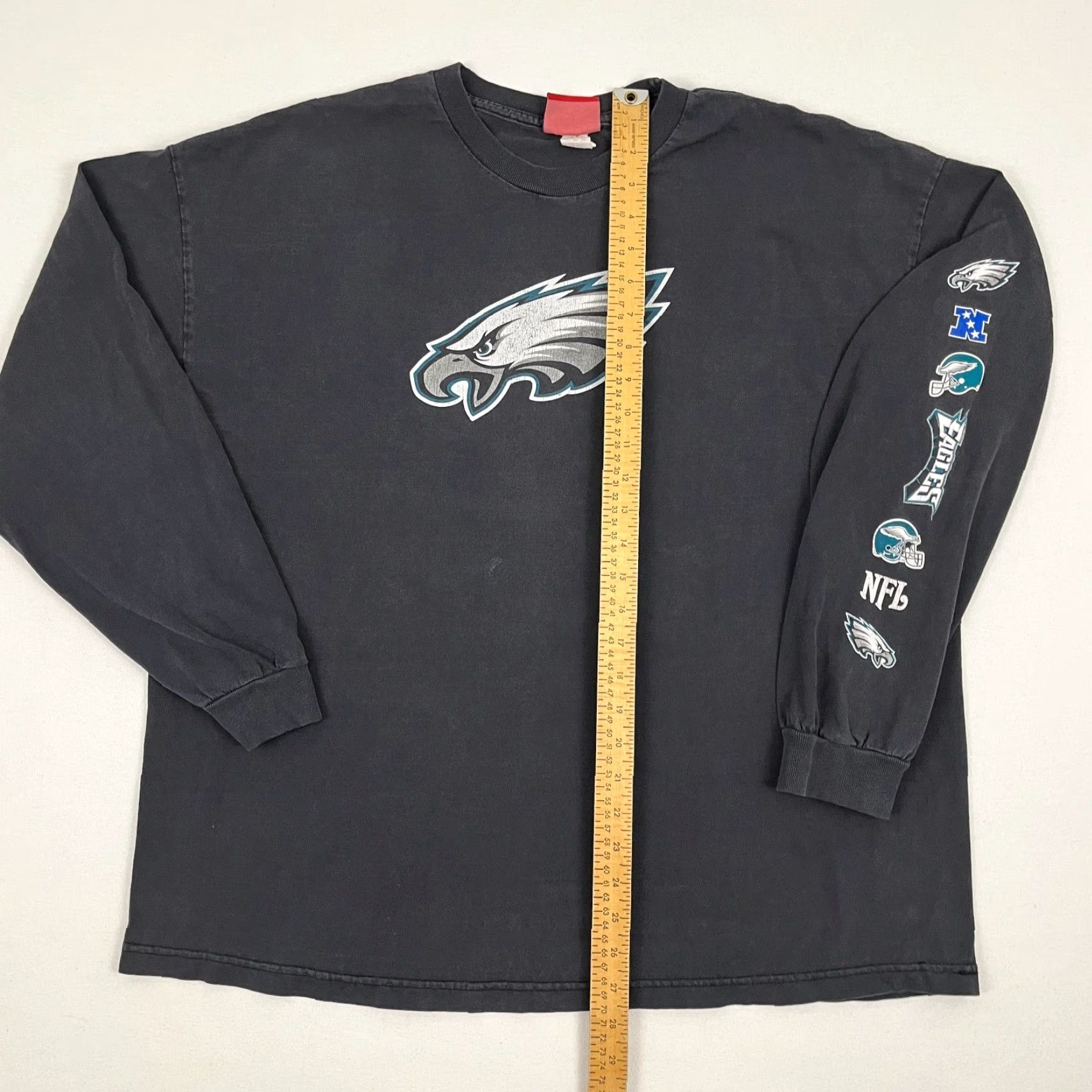 Reebok VINTAGE Reebok Philadelphia Eagles Shirt Mens XL Black Graphic Print Retro Y2K Logo 2000s Size US XL / EU 56 / 4 - 6 Thumbnail