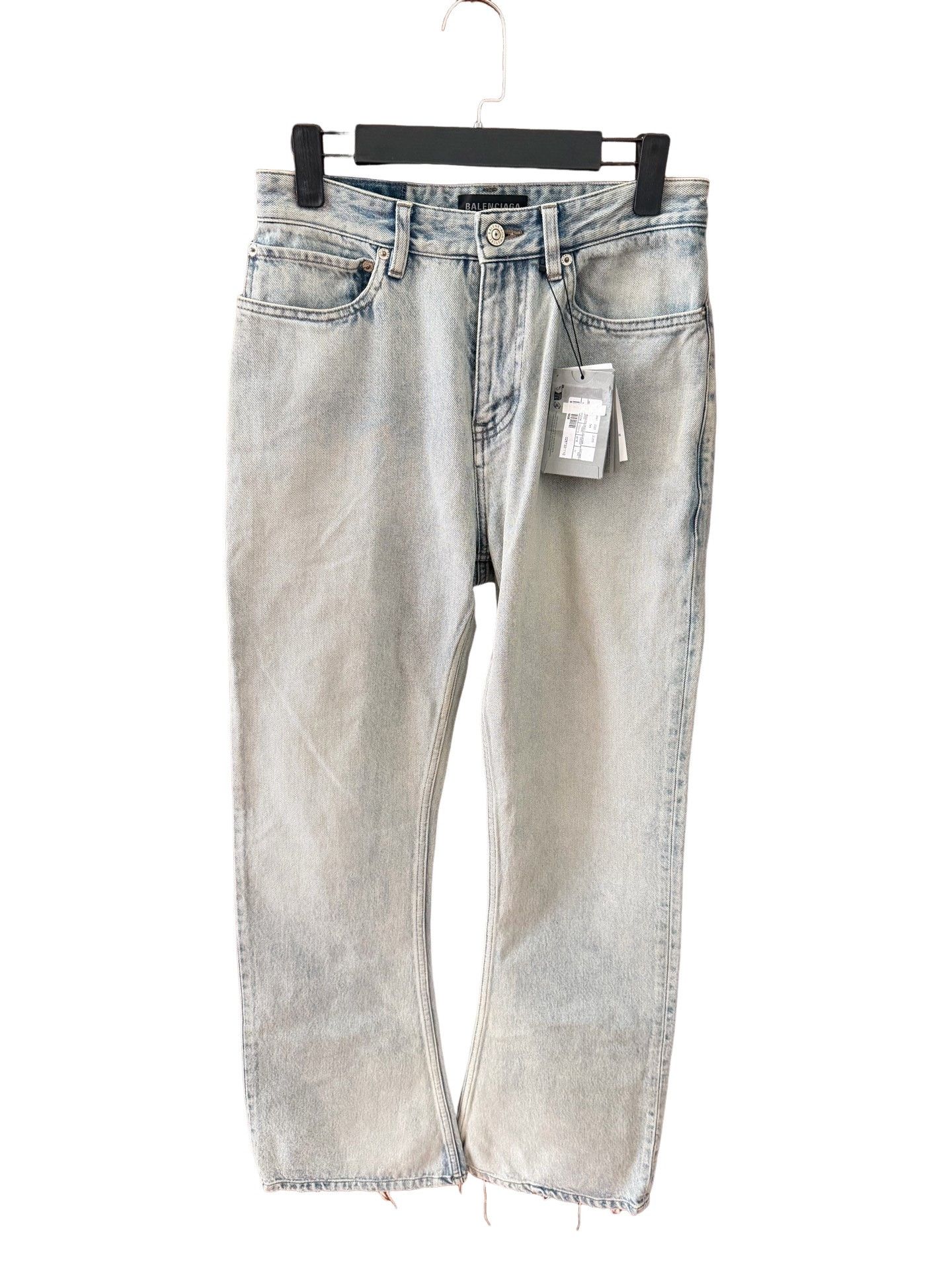 Balenciaga Balenciaga Distressed Hem Denim Jeans M Size US 32 / EU 48 - 1 Thumbnail