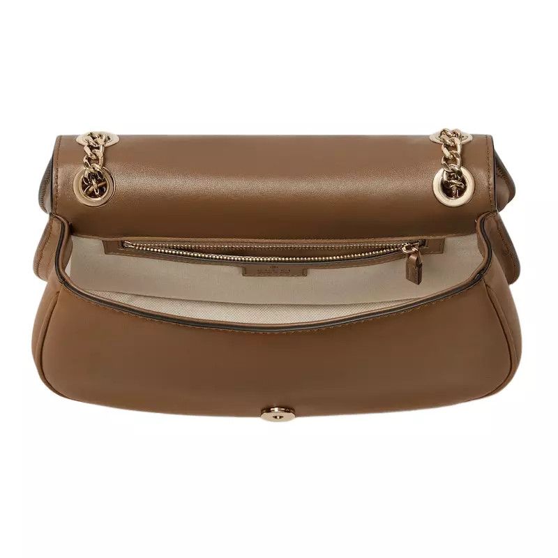 Gucci GUCCI Blondie Medium Light Brown Suede Shoulder Bag Size ONE SIZE - 5 Thumbnail