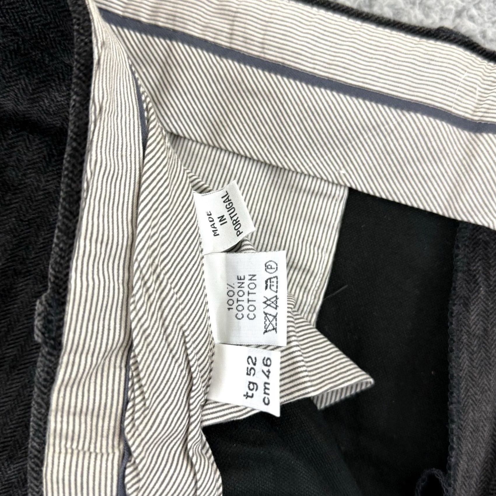 Ermenegildo Zegna VINTAGE Ermenegildo Zegna Pants Mens 36x31 Black Velvet High Rise Classic Fit Trousers Size US 36 / EU 52 - 6 Thumbnail