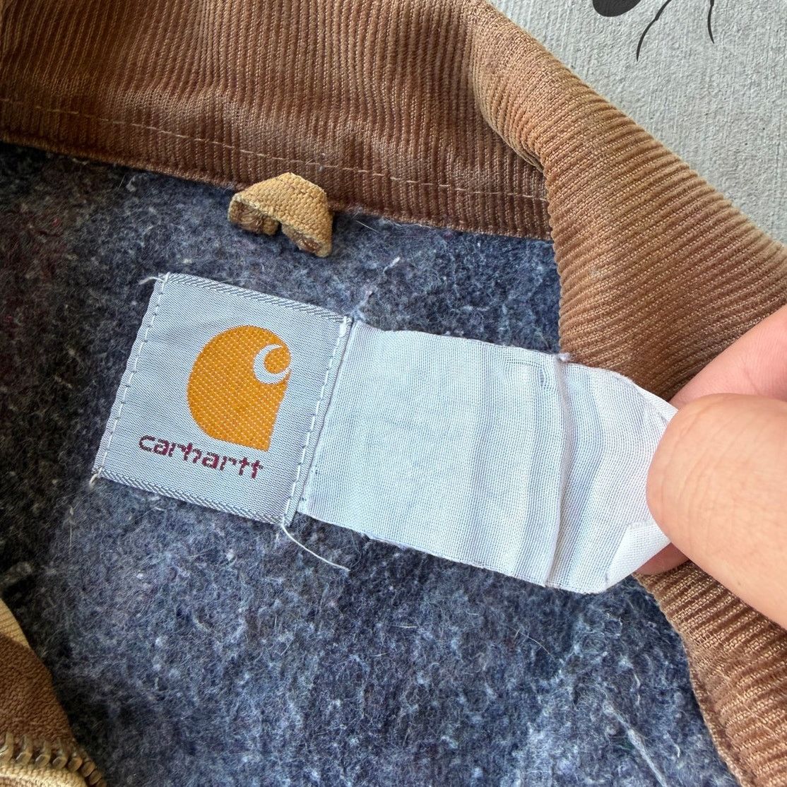 Carhartt × Vintage Carhartt faded brown Detroit work wear jacket Size US M / EU 48-50 / 2 - 5 Thumbnail