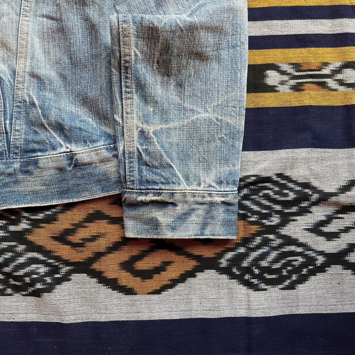 Japanese Brand Omnigod Trucker Denim Jacket Size US M / EU 48-50 / 2 - 4 Thumbnail