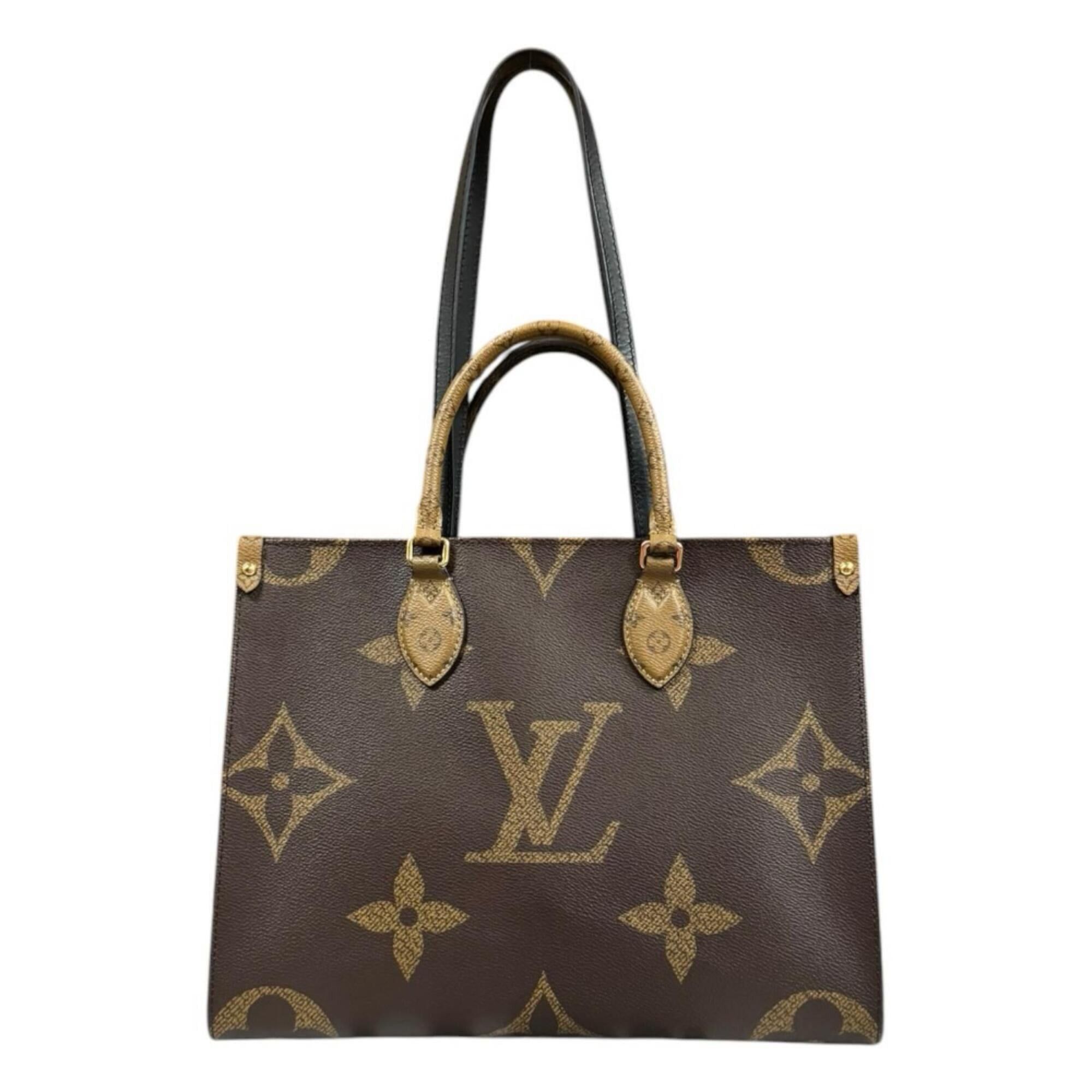 Louis Vuitton Louis Vuitton OnTheGo MM Monogram Giant Tote Bag, Reverse M45321 Brown, Men's/Women's, LOUIS VUITTON 2-way Size ONE SIZE - 1 Thumbnail