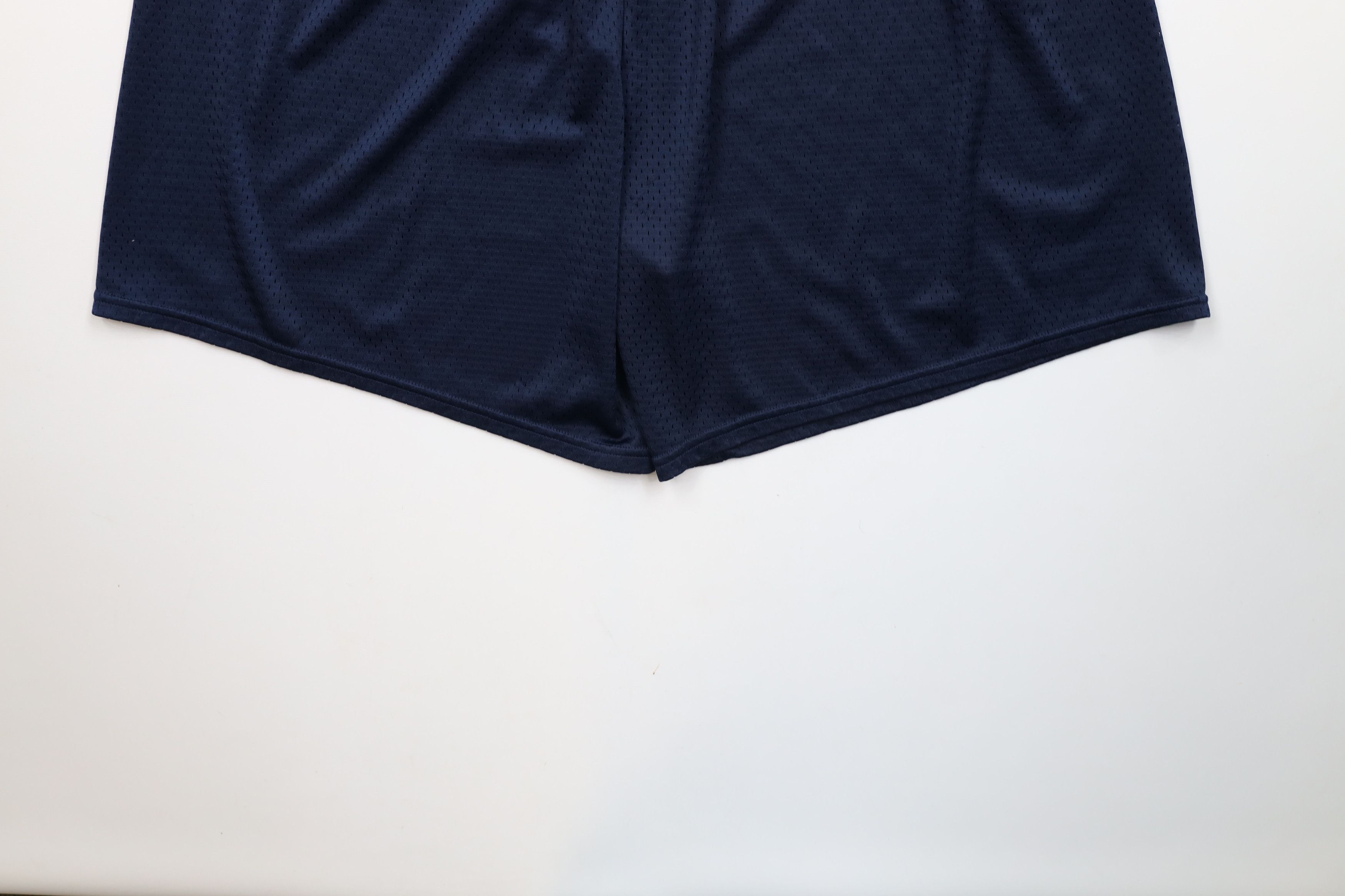 Nike × Vintage Vintage 90s Y2K Nike Mini Swoosh Above Knee Shorts Blue Size US 36 / EU 52 - 11 Thumbnail