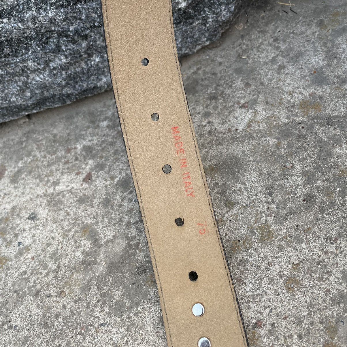 Vintage Vintage Belt Leather with Cow Japanese Style Y2K 90s Style Size ONE SIZE - 6 Thumbnail