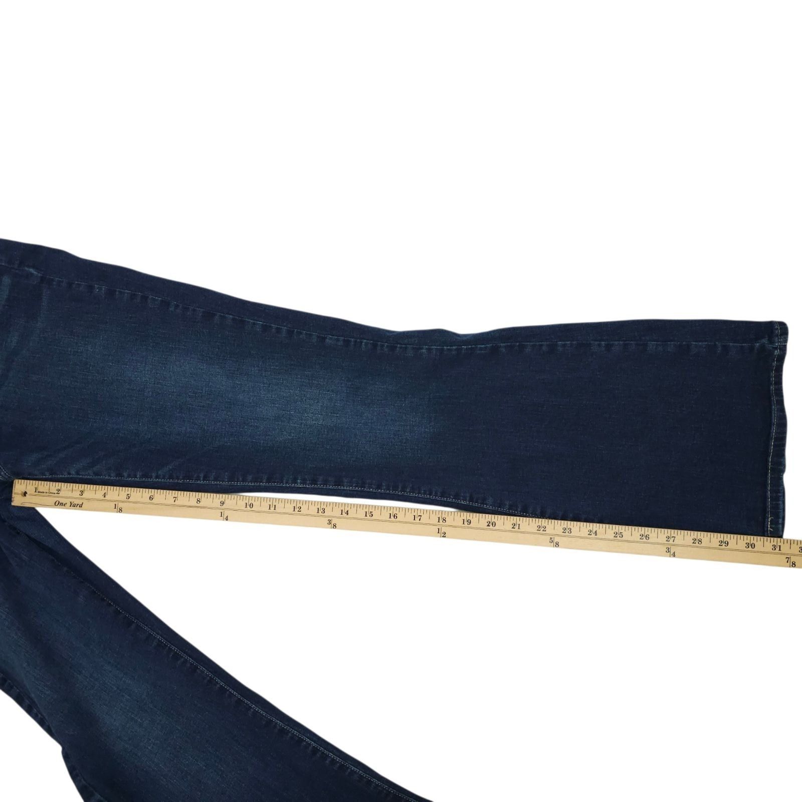 Lucky Brand Lucky Brand High Rise Flare Stevie Jeans 10/30 Dark Wash Size 32" / US 10 / IT 46 - 6 Thumbnail