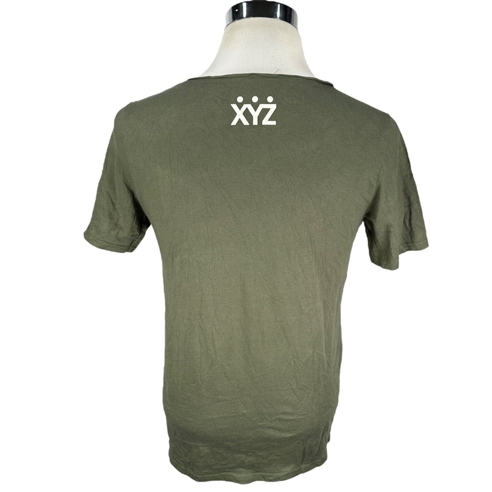 The Unbranded Brand Unedited XYZ Caido Del Cielo T-Shirt Men's M Green Crew Neck Size US M / EU 48-50 / 2 - 5 Thumbnail