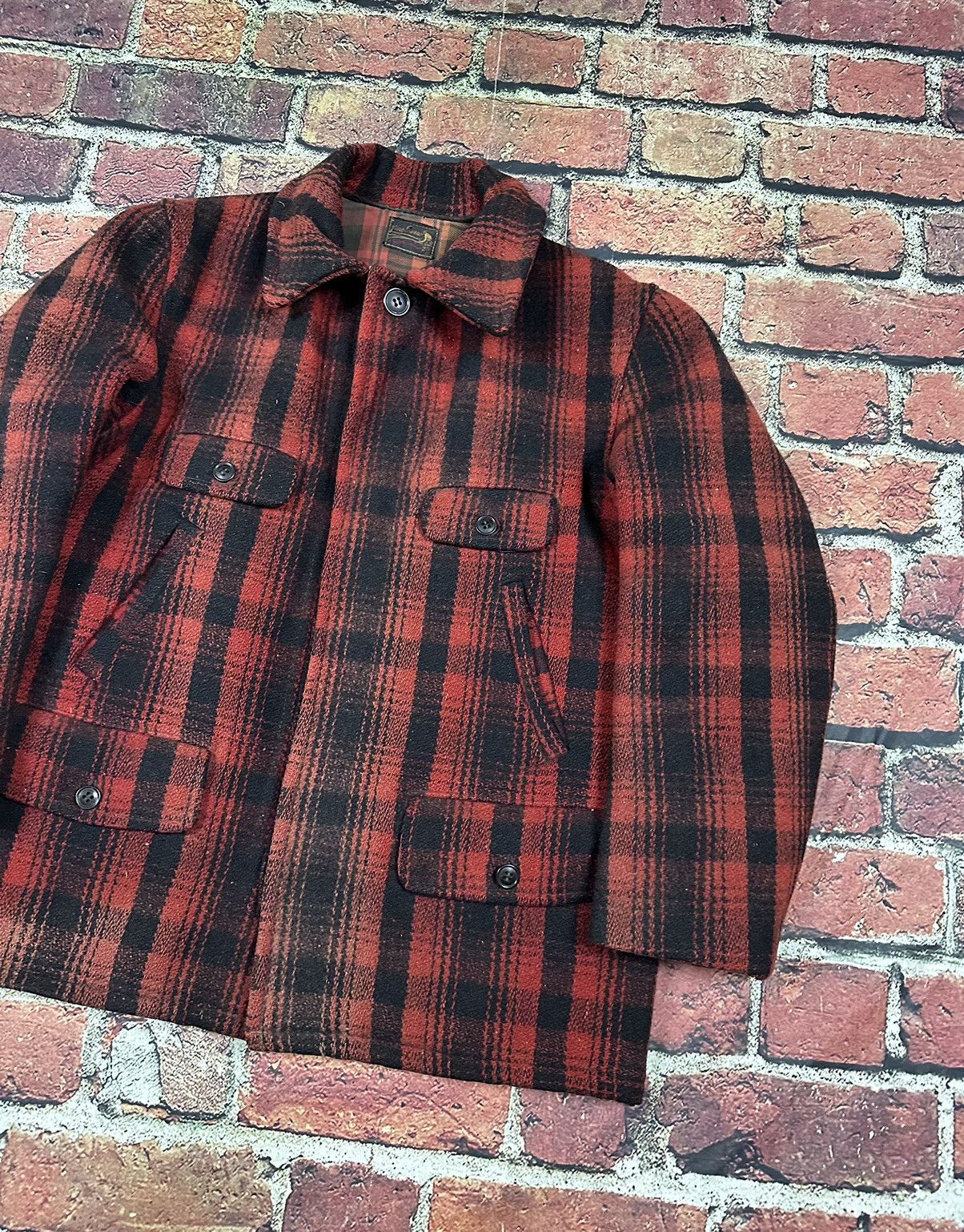 Woolrich Woolen Mills Vintage King O-Wear Two Pc Hunting Suit Jacket Pants Wool Size US L / EU 52-54 / 3 - 9 Thumbnail