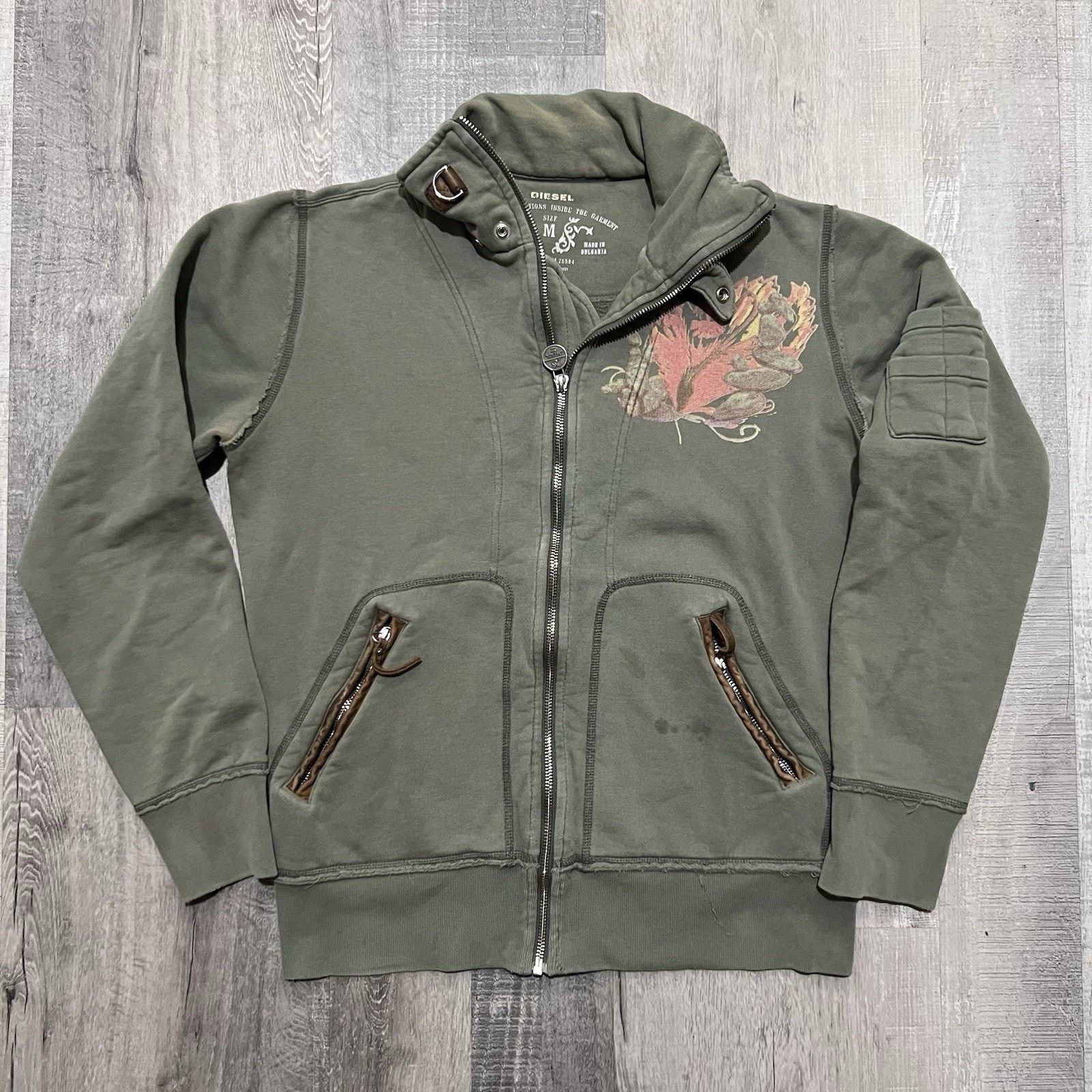 Diesel Diesel Printed Trucker "Go East" VTG Air Brush Style Jacket Size M / US 6-8 / IT 42-44 - 2 Thumbnail