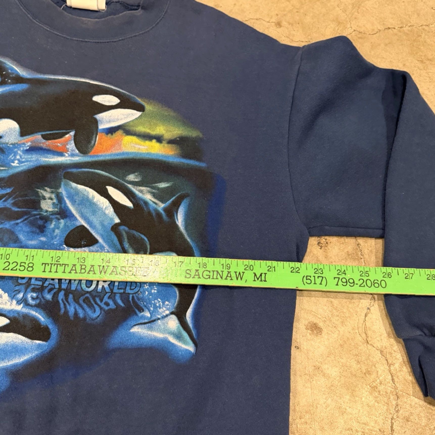 Lee VINTAGE Lee Sweatshirt Men L Blue Nature Outdoors Crewneck USA 90s Sports Graphic Print Size US L / EU 52-54 / 3 - 6 Thumbnail