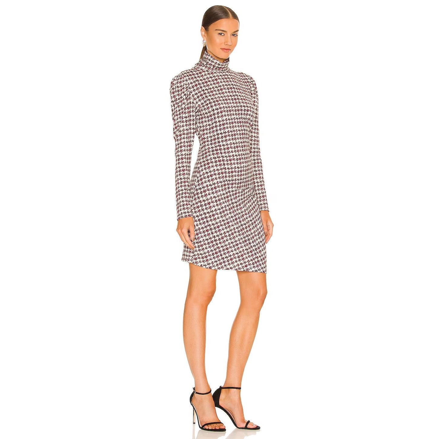 Pam & Gela Pam & Gela Mock Neck Dress in Pink Tweed Sz P MSRP 175 Size S / US 4 / IT 40 - 1 Thumbnail