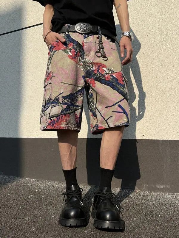 Japanese Brand Yuuho x Egawa VINTAGE RETRO 90s drip street shorts jorts Size US 34 / EU 50 - 6 Thumbnail