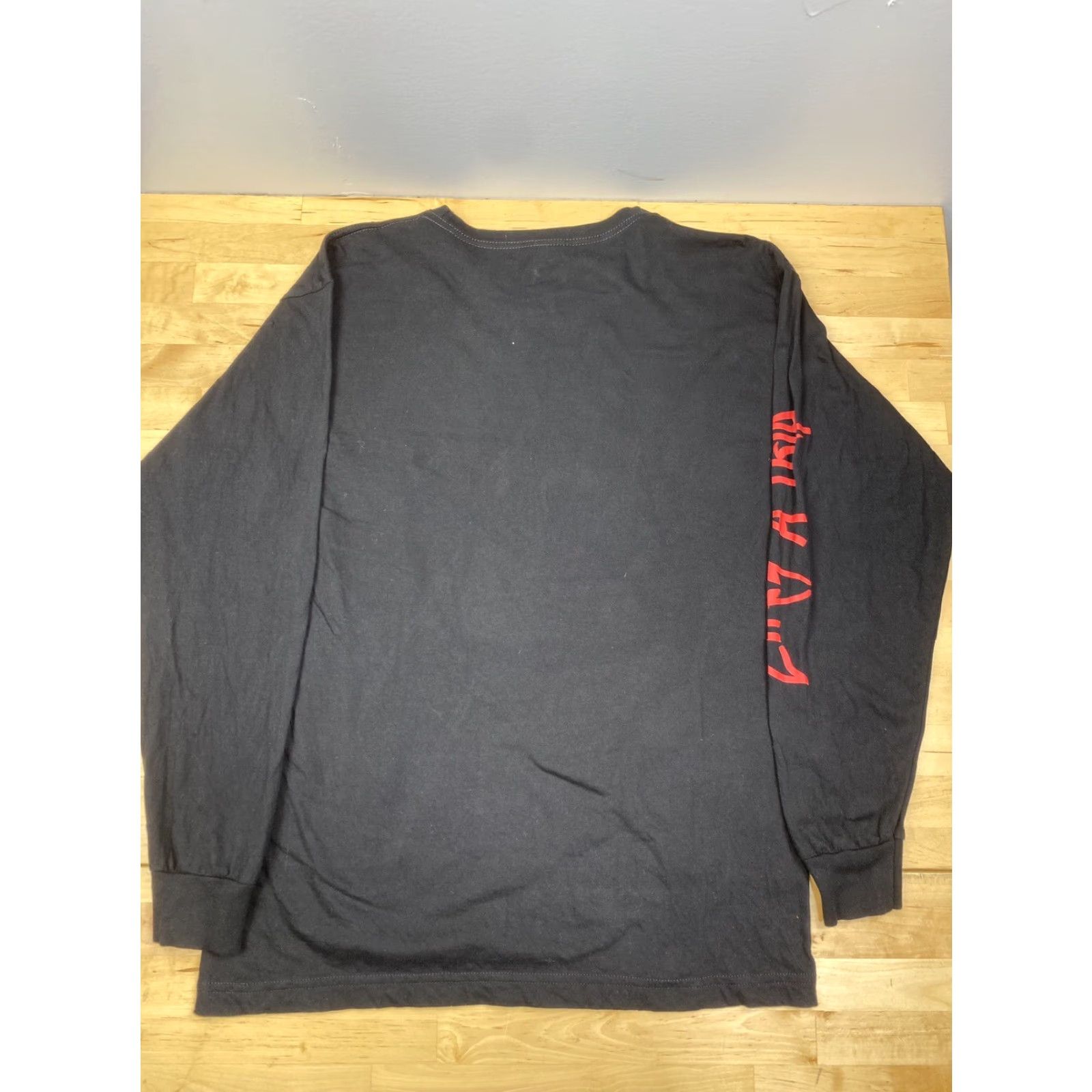 Vintage Trippie Redd Shirt Unisex Adults T-Shirt Long Sleeve Black Crew Neck 1400 Lifes A Trip Graphic Print Hip Hop Music Modern Regular M Size US M / EU 48-50 / 2 - 3 Thumbnail