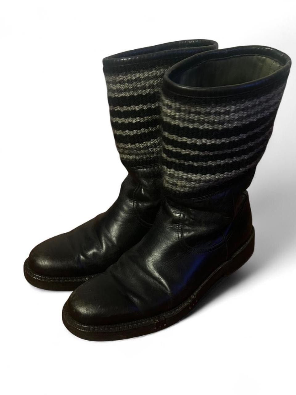 Number (N)ine number (n)ine aw07 "love god murder" leather pull up boots Size US 10 / EU 43 - 4 Thumbnail