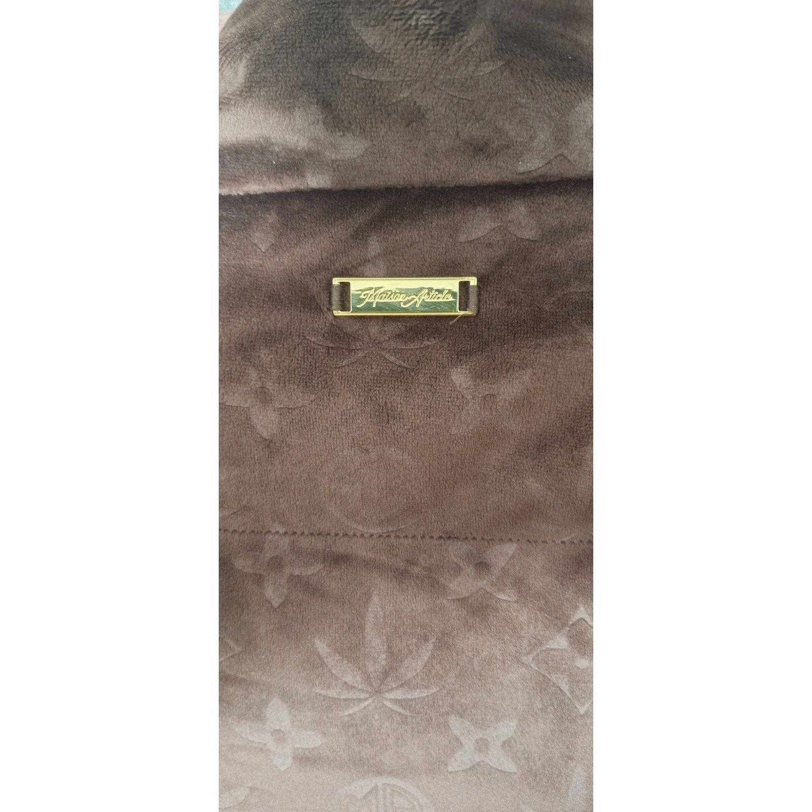 Other Maison Article 420 brown velour puffer jacket men's 2X read Size US XXL / EU 58 / 5 - 8 Thumbnail