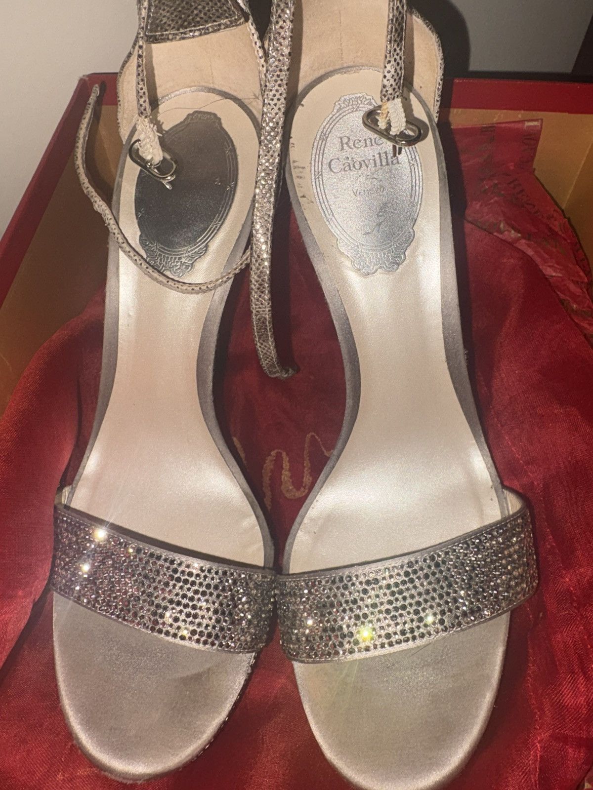 Rene Caovilla rene caovilla heels silver platform Size US 7.5 / IT 37.5 - 4 Thumbnail