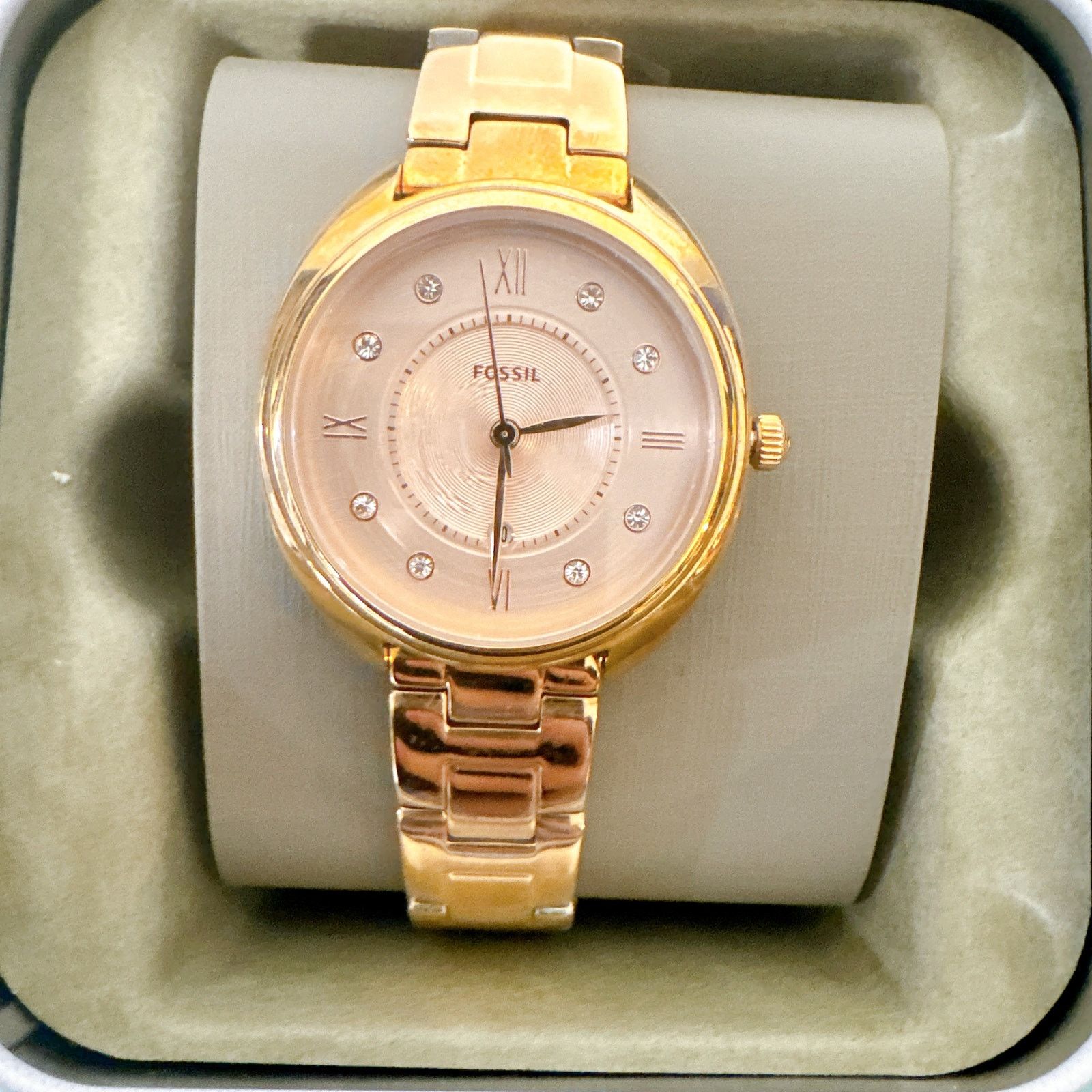 Fossil Fossil ES5070 Gabby Three-Hand Date Stainless Steel Watch Size ONE SIZE - 2 Thumbnail