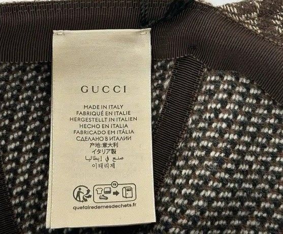 Gucci Gucci GG Monogram Jumbo Wool Canvas Baseball Cap Hat Size ONE SIZE - 10 Thumbnail