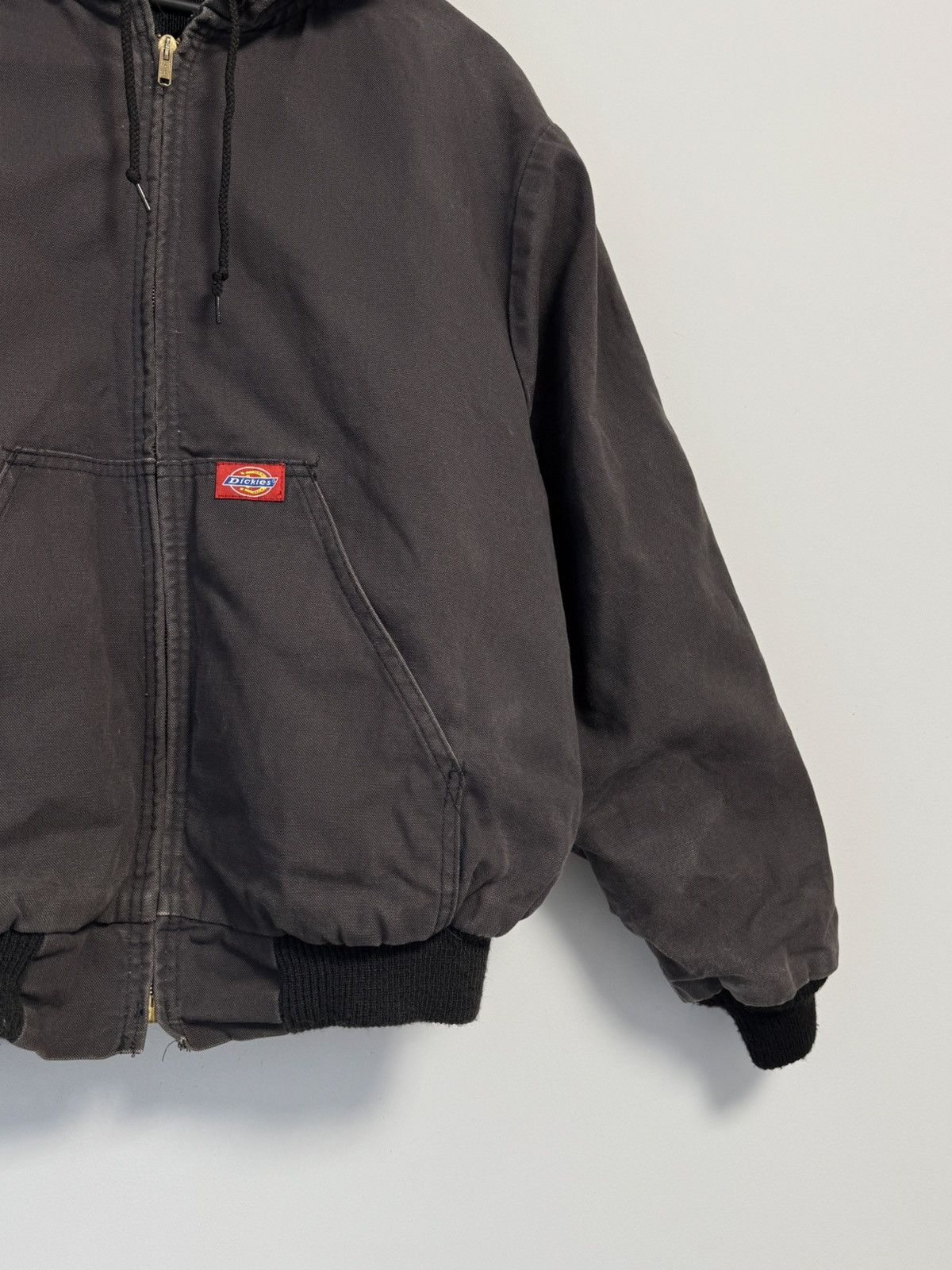 Dickies VTG Dickies Mens L Workwear Full Zip Hooded Jacket Canvas Size US L / EU 52-54 / 3 - 3 Thumbnail