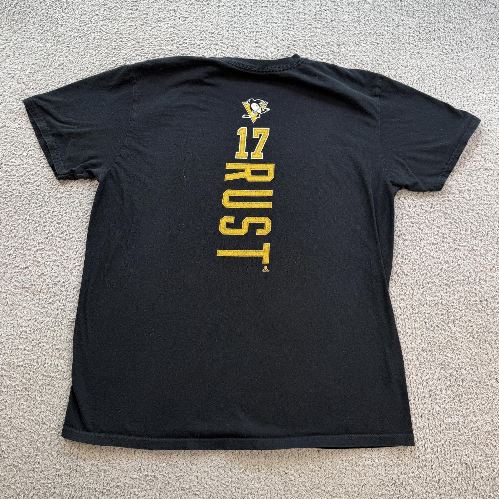 Other Pittsburgh Penguins Bryan Rust 17 T Shirt Black NHL Hockey Size US L / EU 52-54 / 3 - 2 Thumbnail