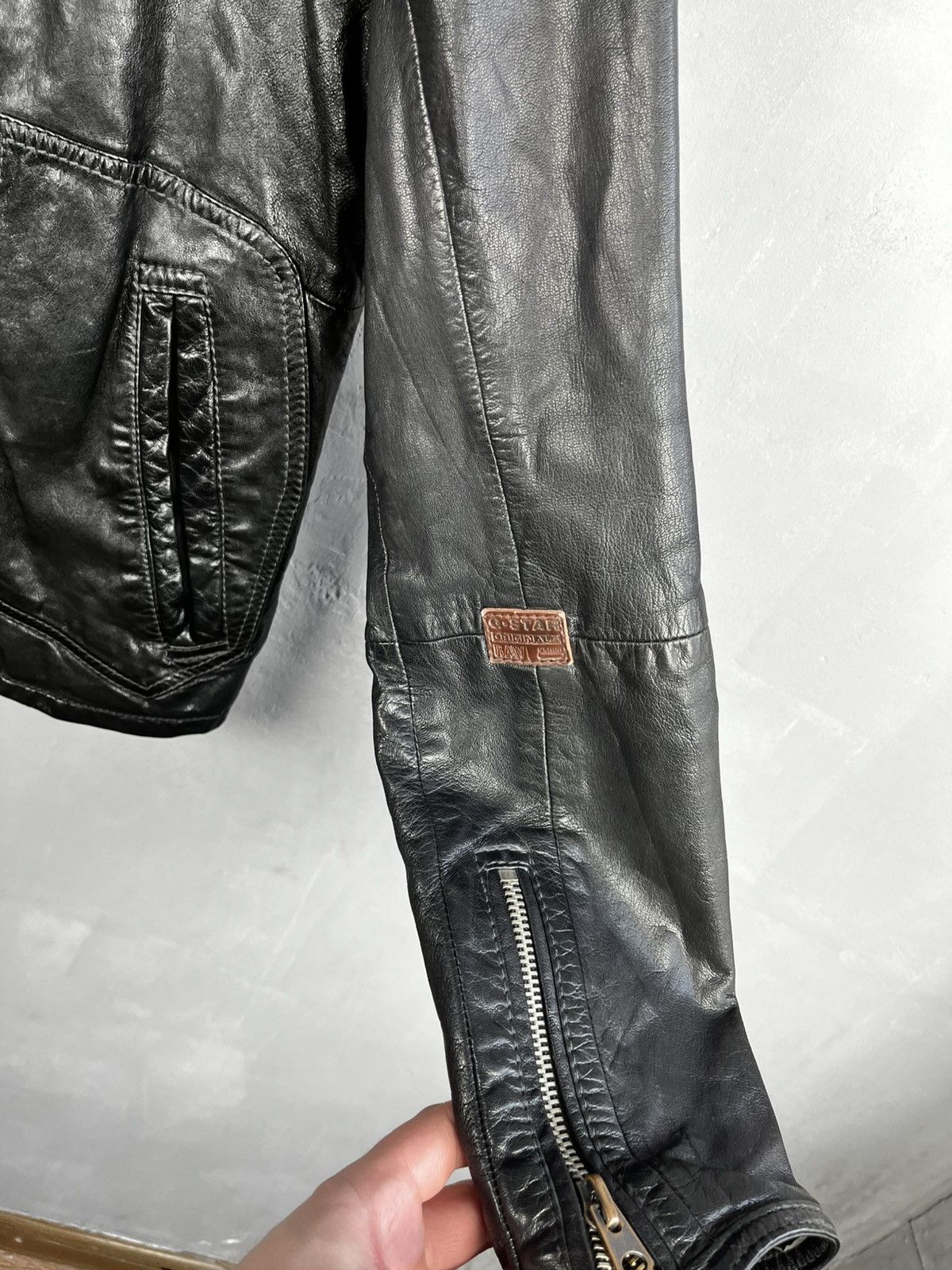 G-Star G-Star Hermans Leather Jacket Size US L / EU 52-54 / 3 - 2 Thumbnail