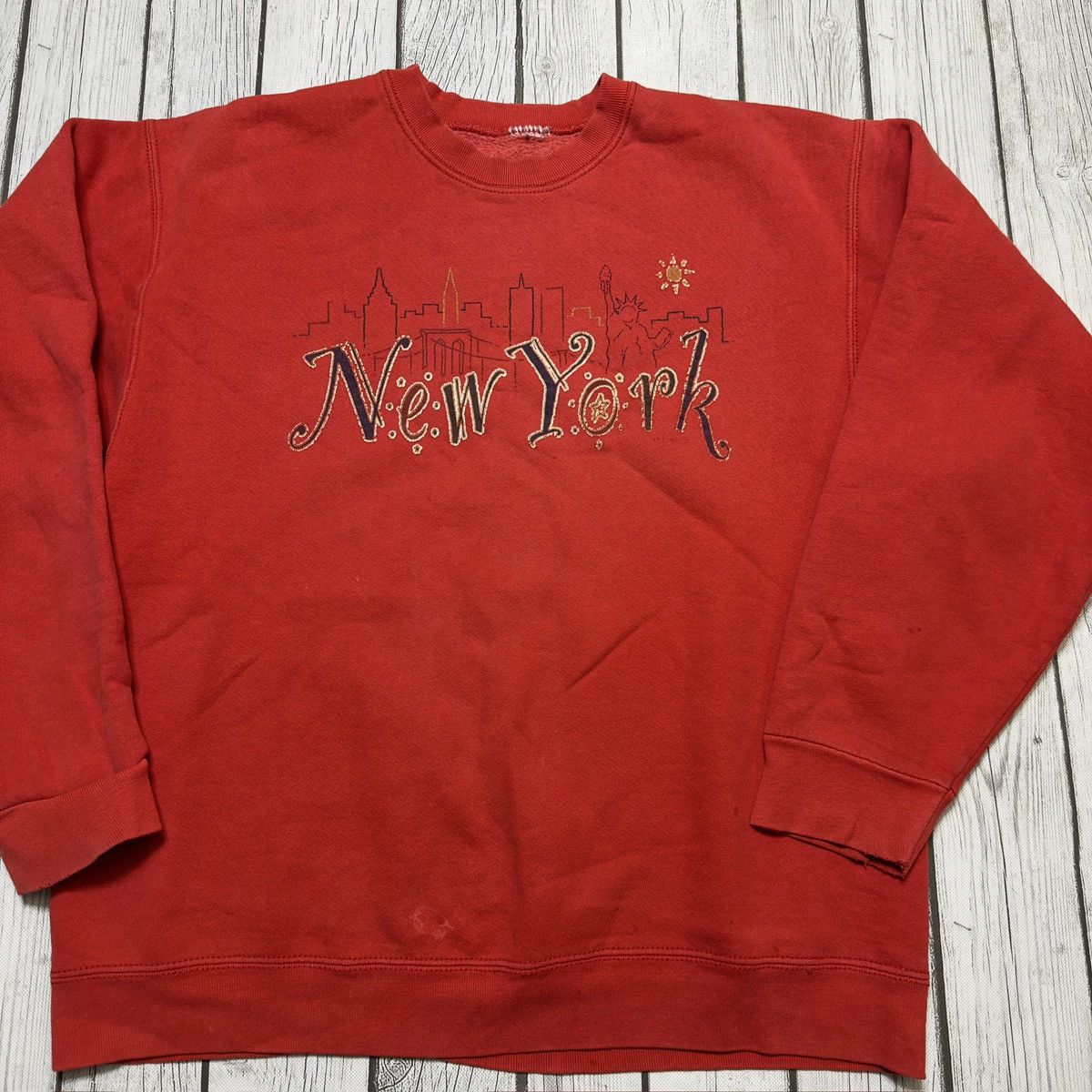 Vintage Vintage New York sweatshirt Size US M / EU 48-50 / 2 - 3 Thumbnail