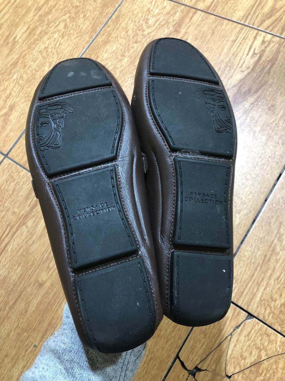 Versace Versace Collection Textured leather Loafer Dress Size US 8 / EU 41 - 6 Thumbnail