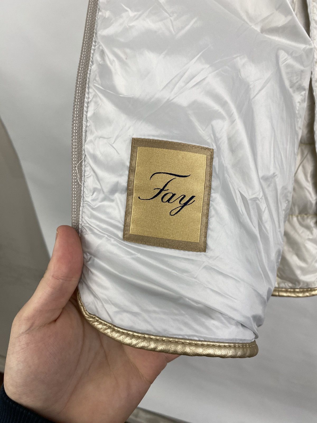 Designer × Fay Fay Puffer Jacket Luxury Rare Retro Y2K Hype Size M / US 6-8 / IT 42-44 - 9 Thumbnail