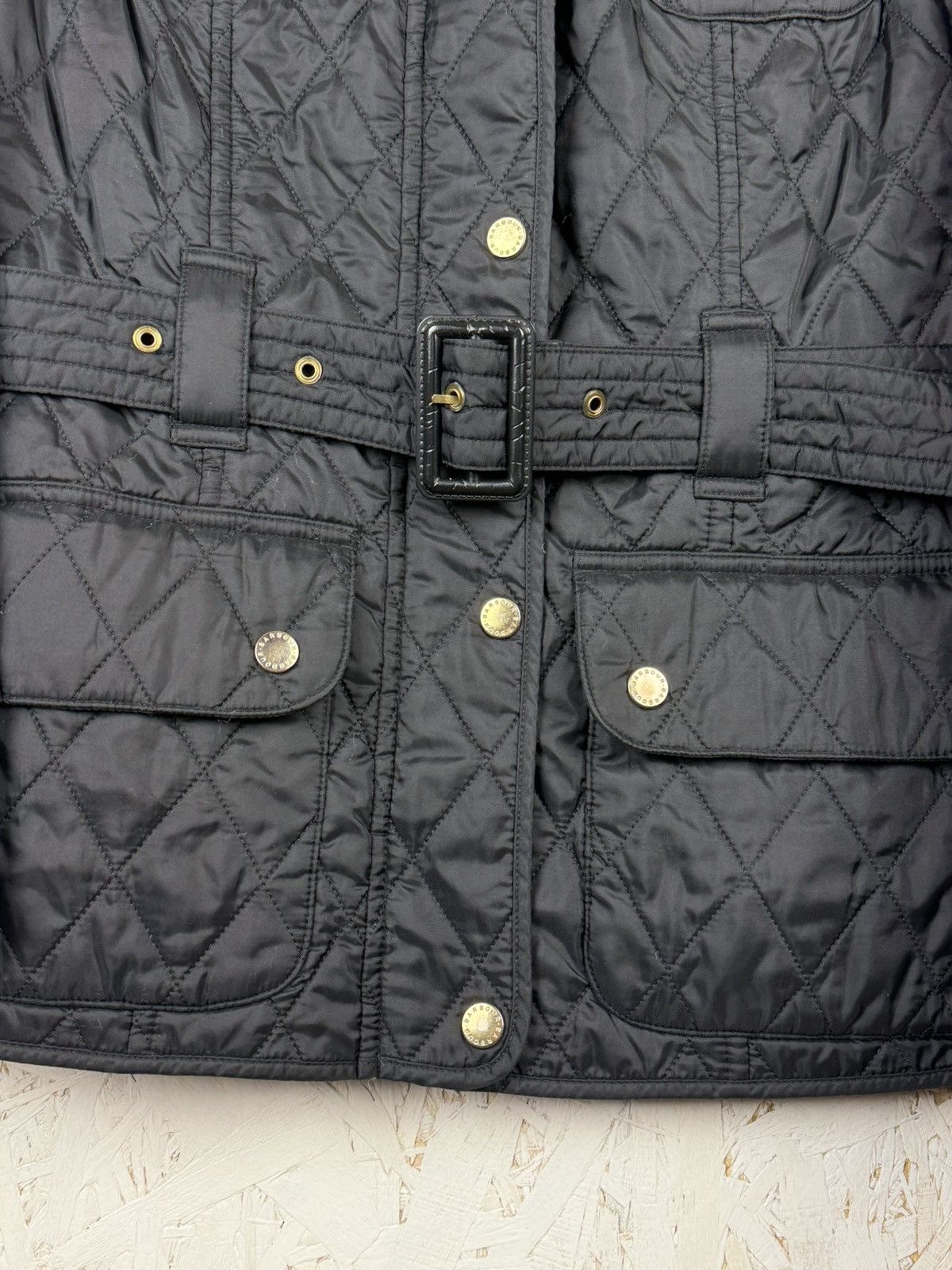 Barbour Barbour International Quilted Jacket In Black EU 36 US 6 Size M / US 6-8 / IT 42-44 - 4 Thumbnail
