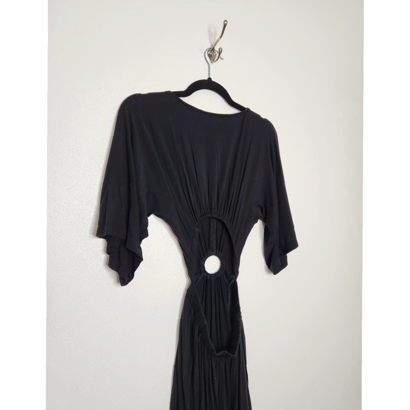 Vintage VINTAGE Zapelle Dress XS Black Midi Open Back Goth Whimsy Y2K Womens Women XS Black Midi Open Back Goth Whimsy Zapelle Dress Size XS / US 0-2 / IT 36-38 - 7 Thumbnail