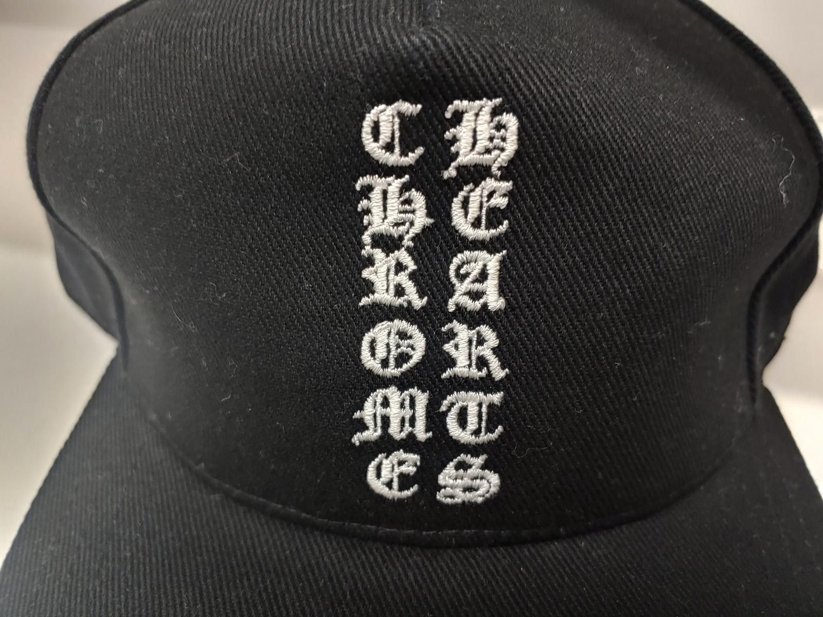 Chrome Hearts Chrome Hearts Vertical Logo Denim Hat Size ONE SIZE - 8 Thumbnail
