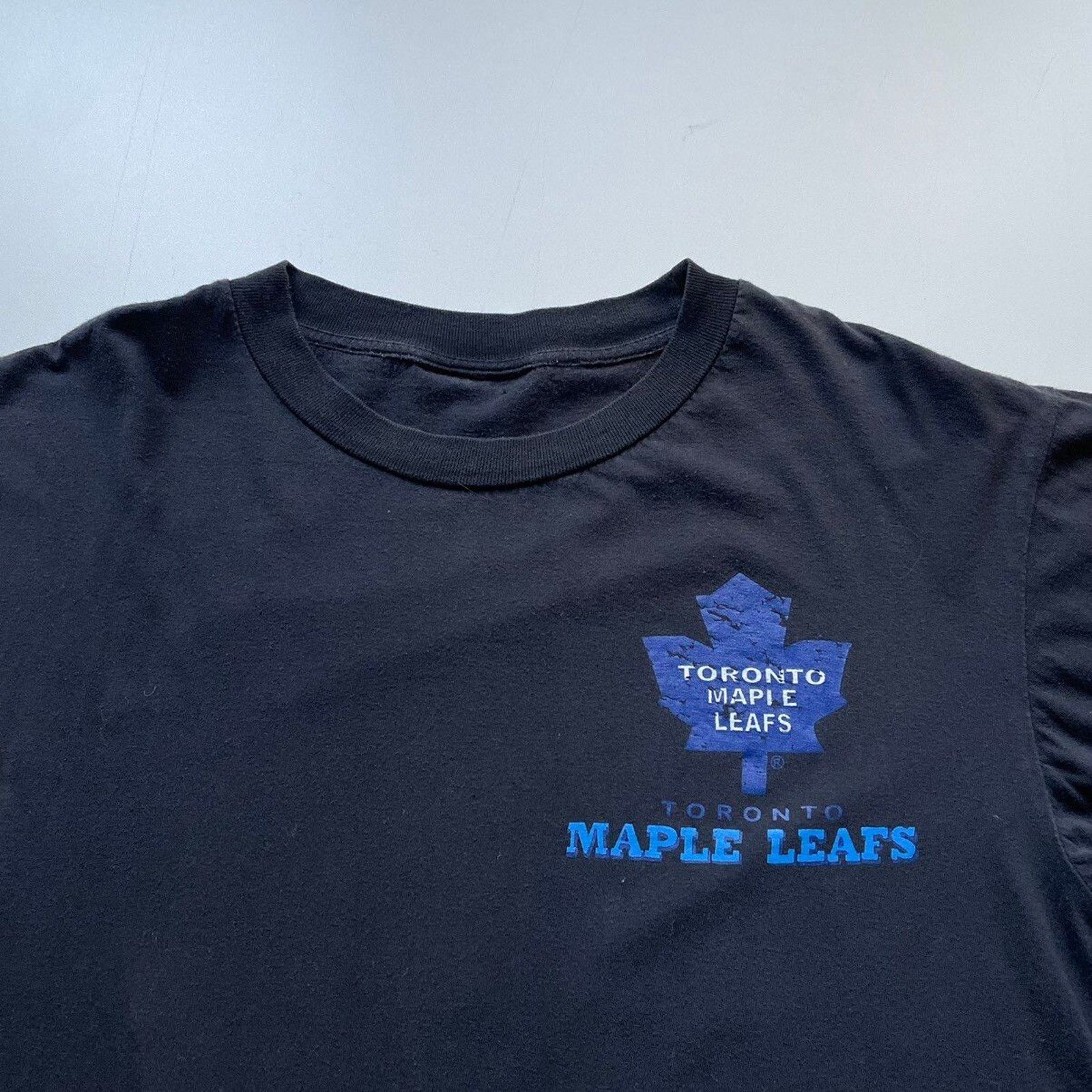 NHL × Vintage Vintage 1990s Toronto Maple Leafs NHL Graphic T Shirt Medium Size US M / EU 48-50 / 2 - 2 Thumbnail
