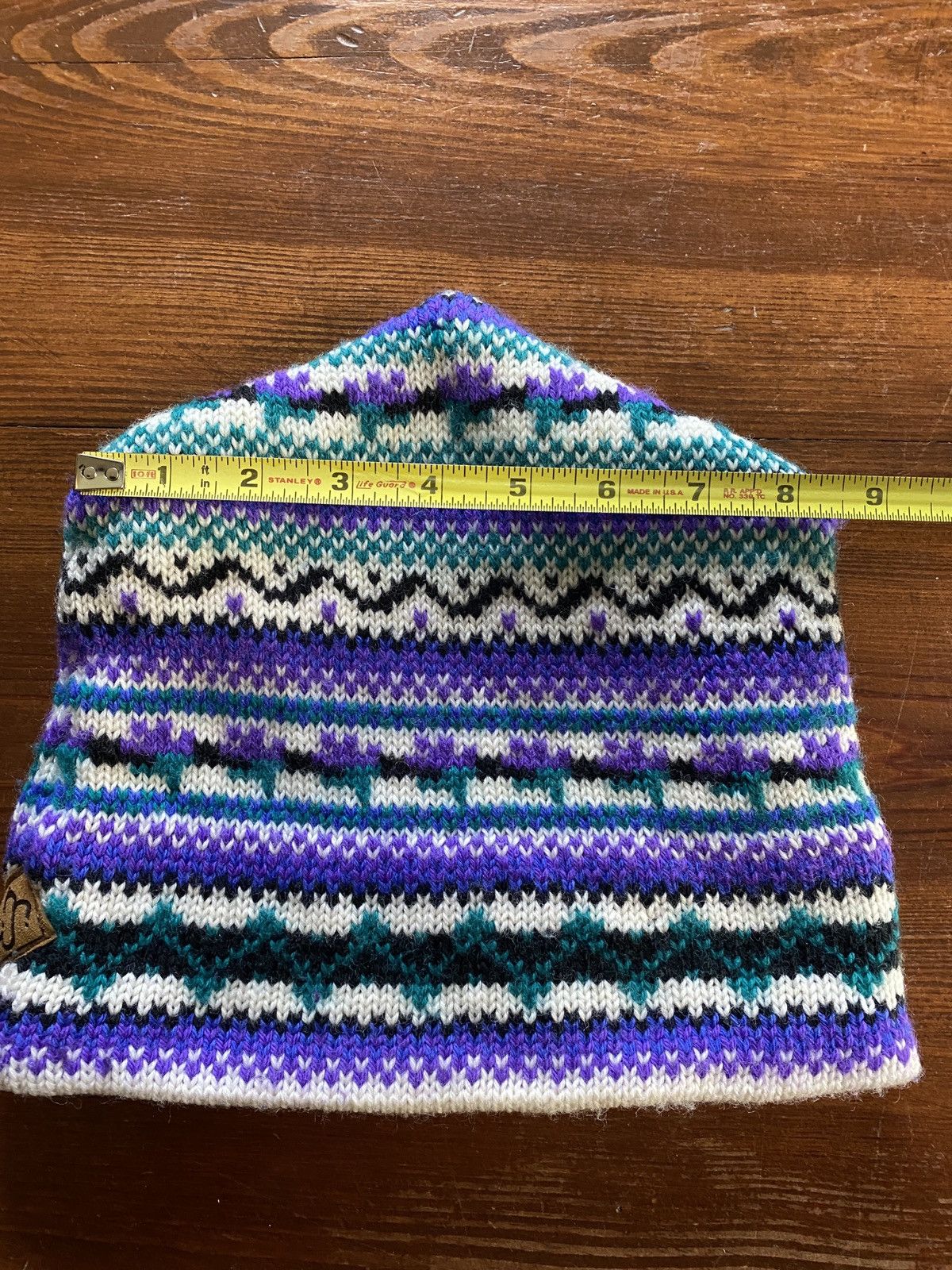 Vintage Vintage 80’s Merkley Headgear Wool Knit Striped Beanie Hat Size ONE SIZE - 17 Thumbnail