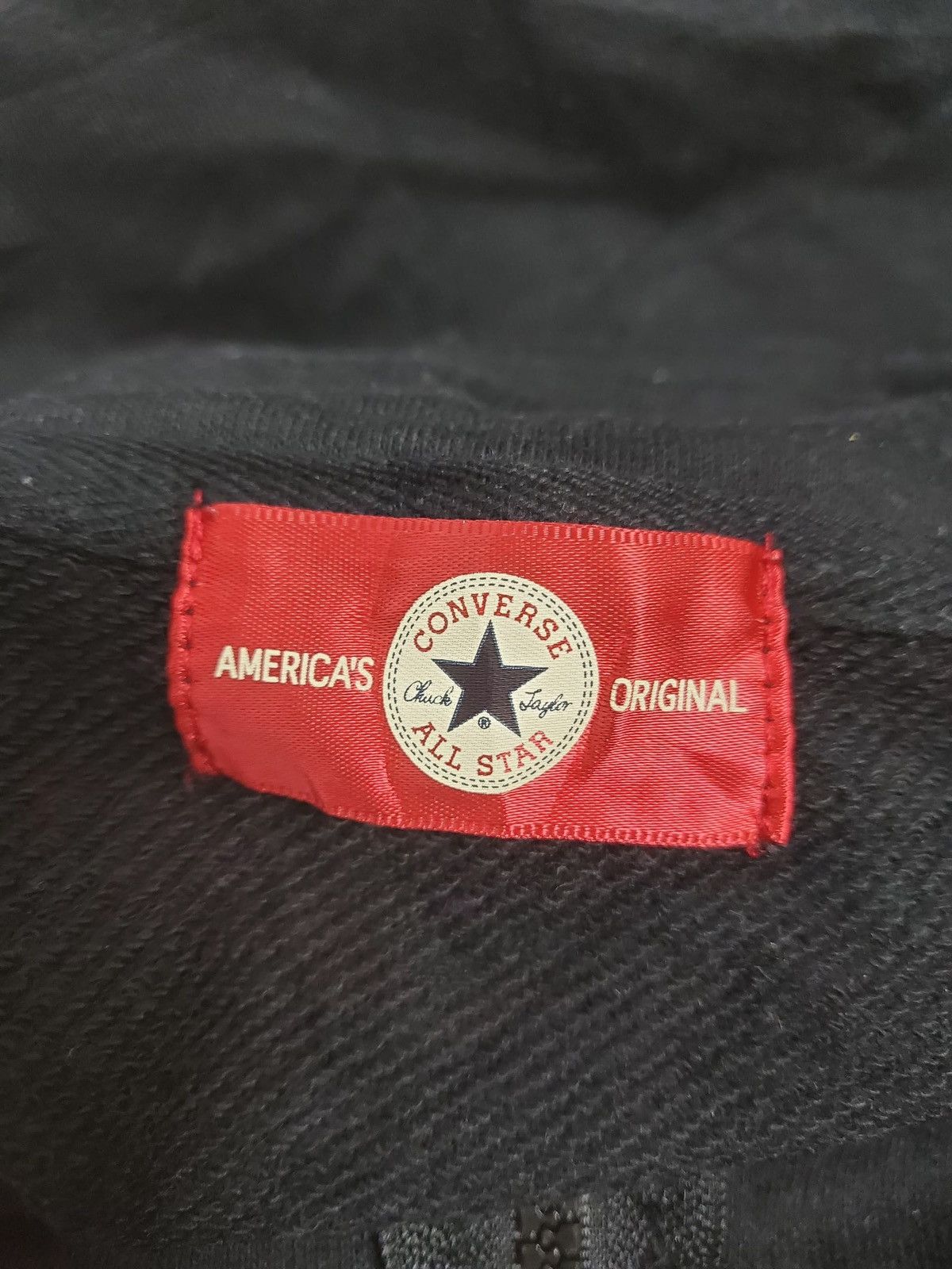 Converse × Vintage 90's CONVERSE ALL STAR ZIPPER JACKET Size US L / EU 52-54 / 3 - 5 Thumbnail