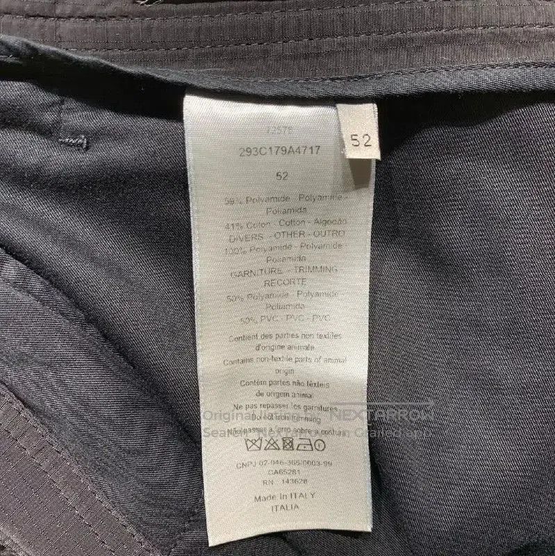 Dior Dior Black Nylon Casual Pants for Men . Size US 44 / EU 60 - 4 Thumbnail