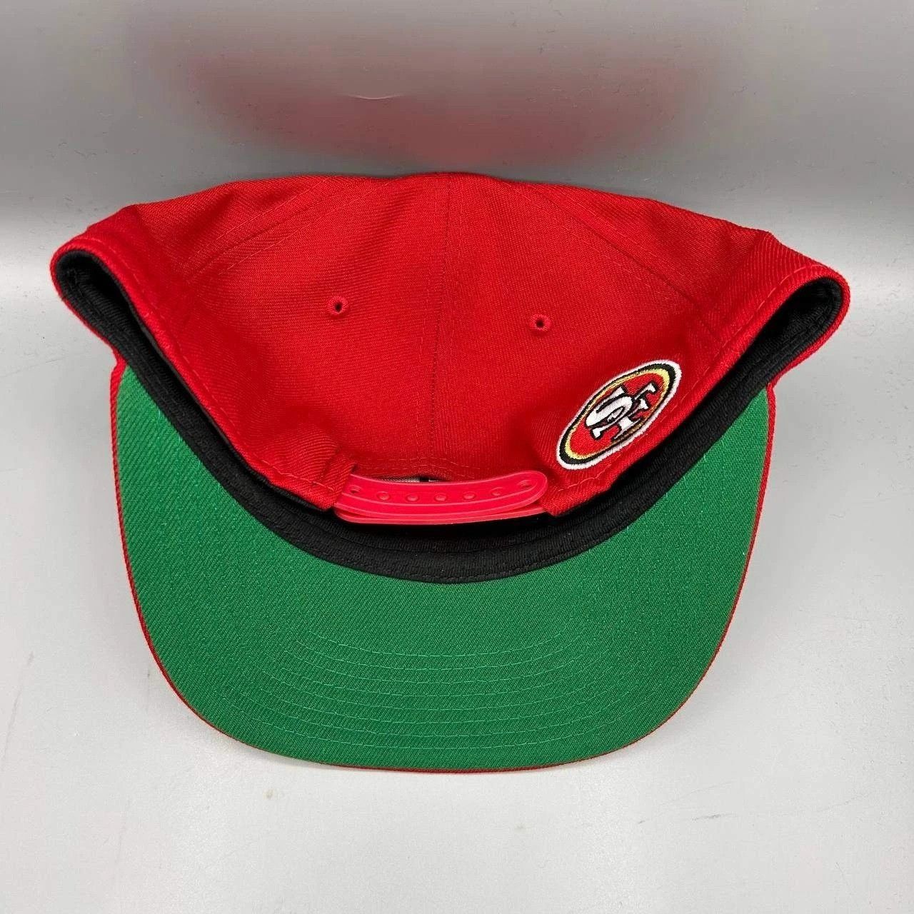 New Era San Francisco 49ers Hat Men Red NFL Snap Back Cap Size ONE SIZE - 4 Thumbnail