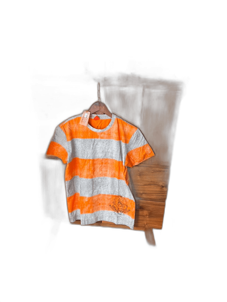 Emporio Armani Boss Short Sleeve T-Shirt with Orange Stripes Size US M / EU 48-50 / 2 - 1 Thumbnail
