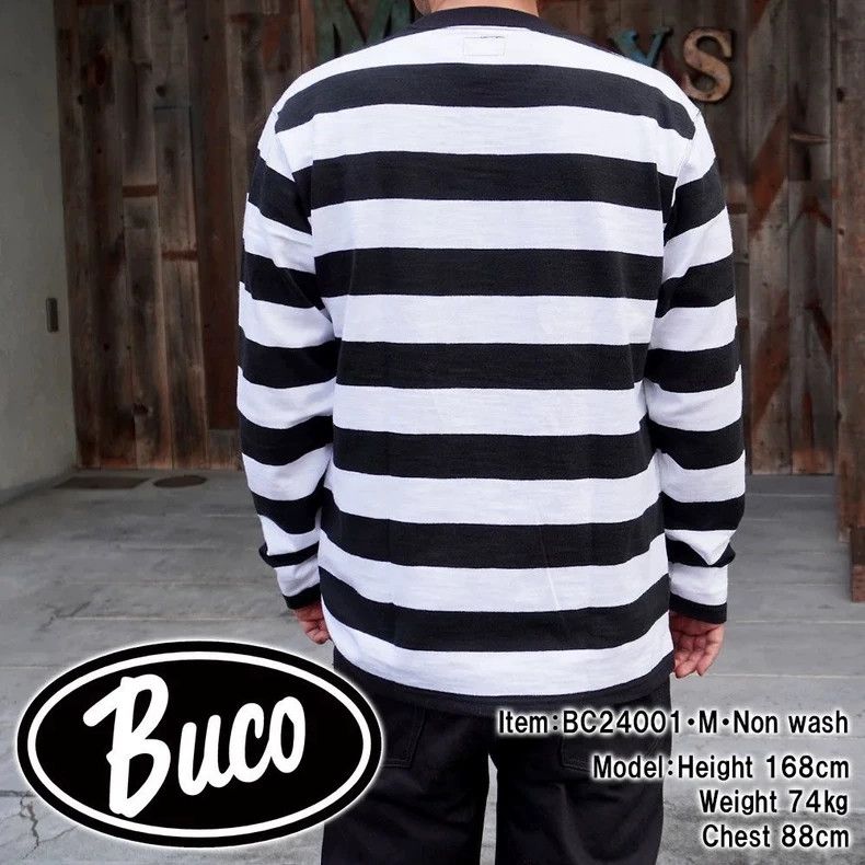 The Real McCoy's The Real McCoy's Size M HEAVYWEIGHT BUCO STRIPE RACING JERS Size US S / EU 44-46 / 1 - 4 Thumbnail